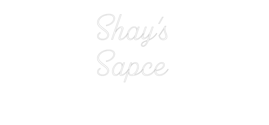 Custom Neon: Shay's
Sapc...