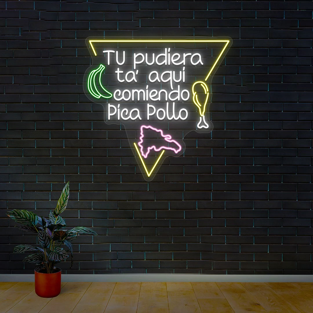 Pica Pollo - Premium Neon Artwork