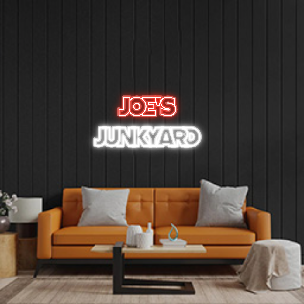 Custom Neon: JOE'S
JUNKY...