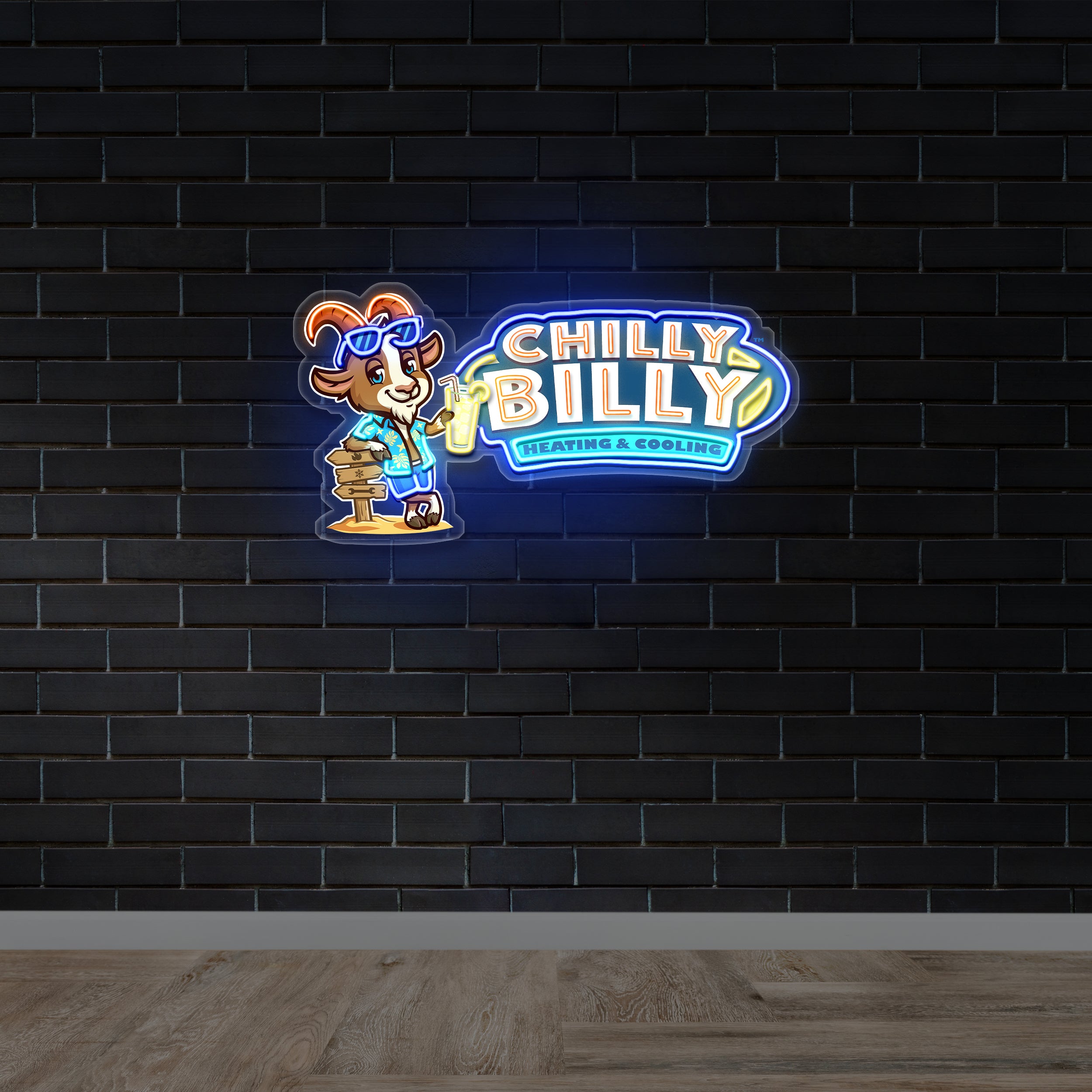 CHILLY BILLY - Premium Neon Artwork