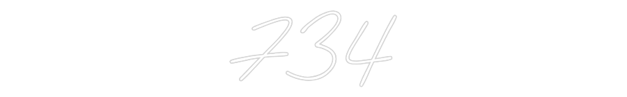 Custom Neon: 734