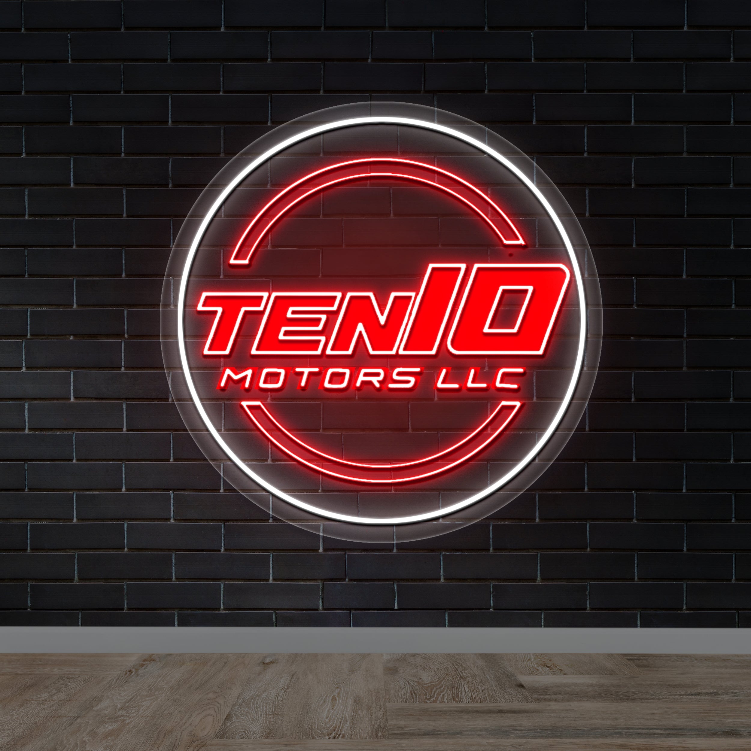 TEN10 MOTORS - Premium Neon Artwork