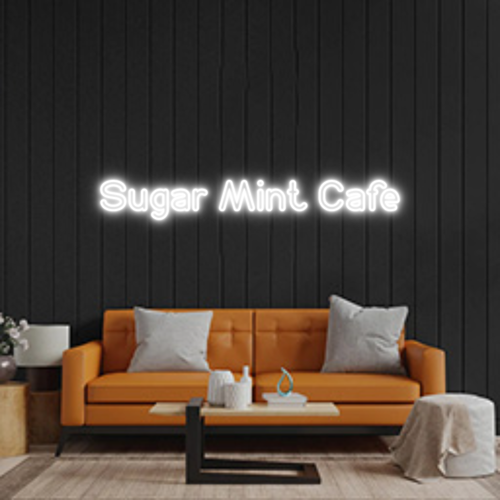 Custom Neon: Sugar Mint Cafe
