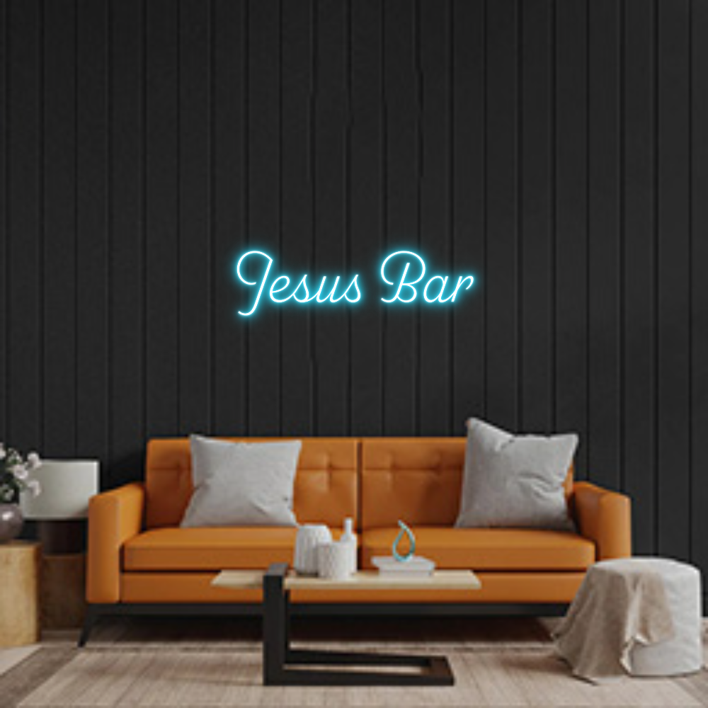 Custom Neon: Jesus Bar