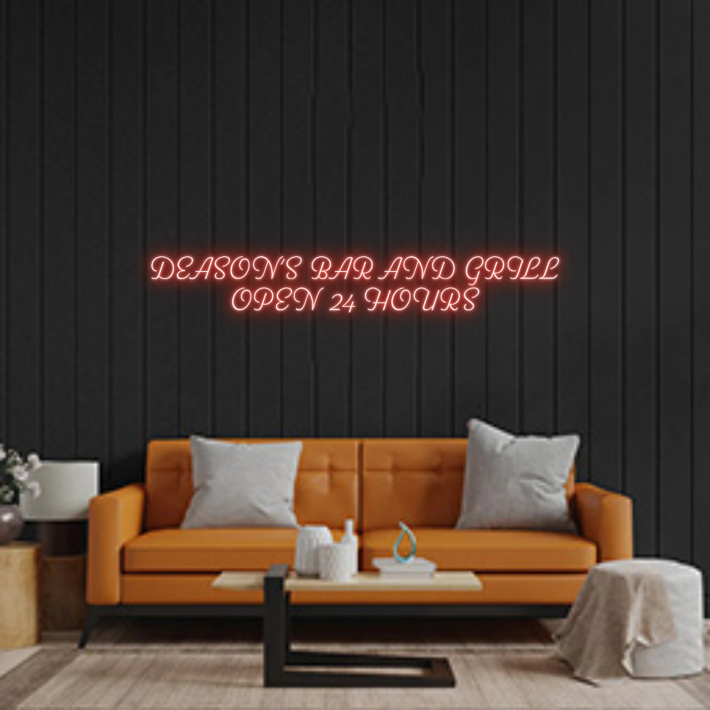 Custom Neon: DEASON'S BAR ...
