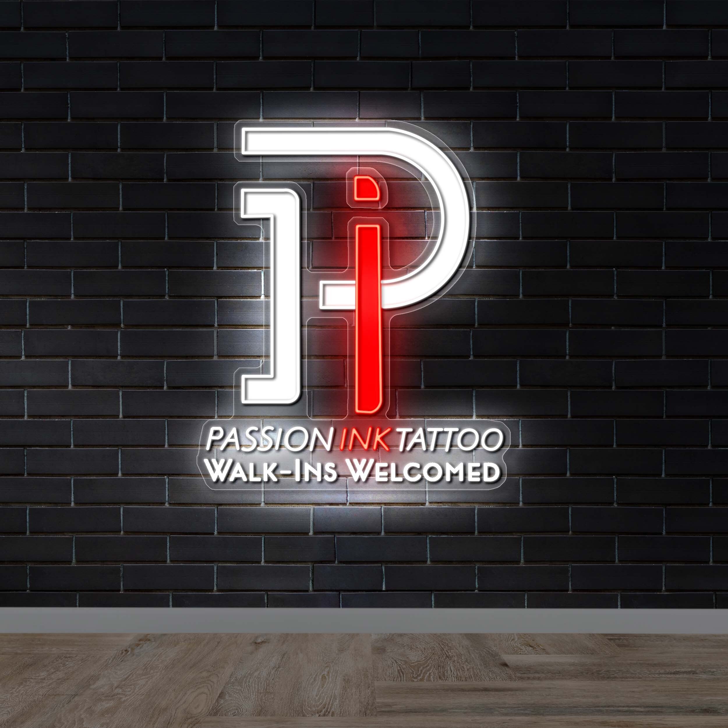 PASSION INK TATTOO - Premium Neon Artwork