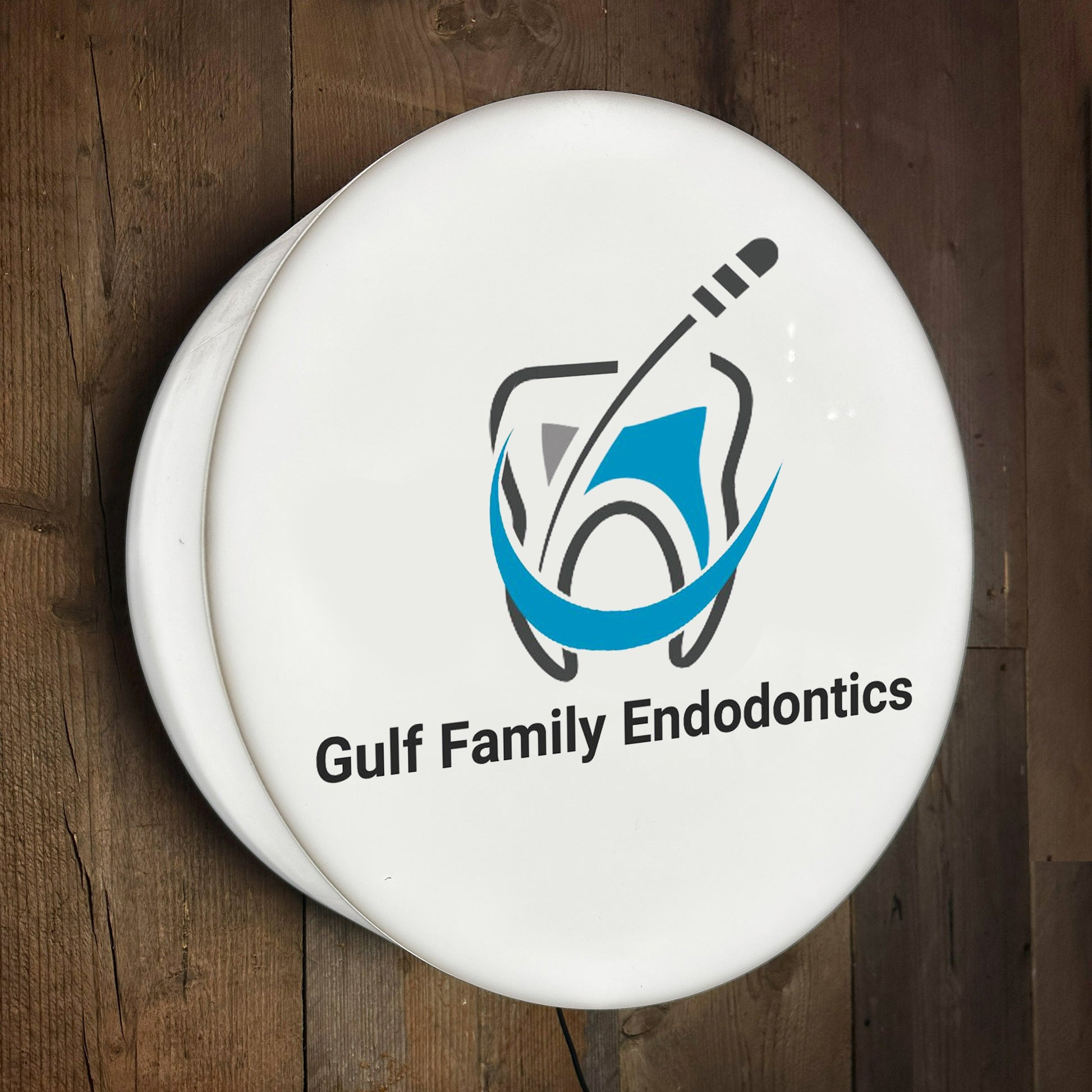 Gulf Family Endodontics - Premium Neon Artwork