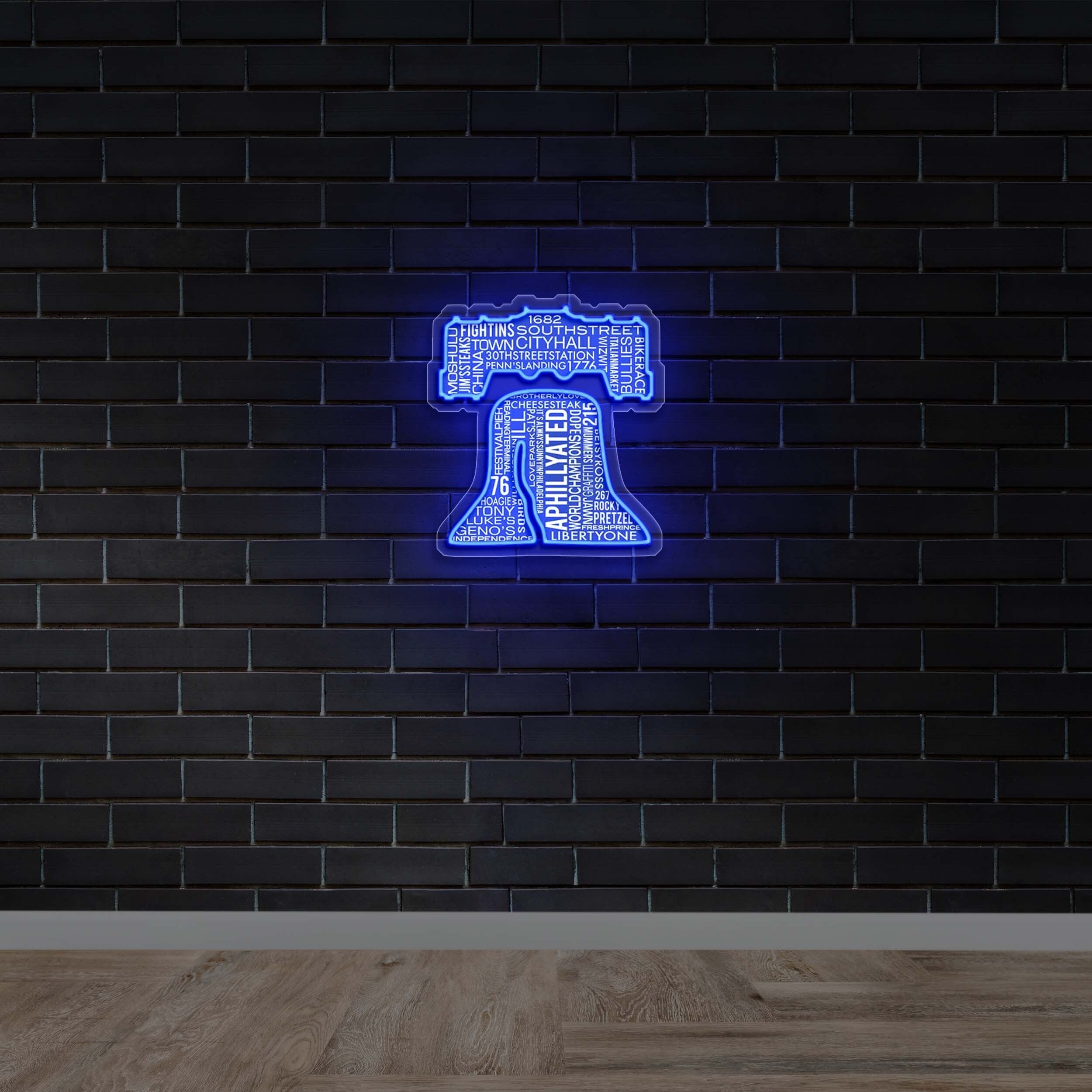 Fightins Southstreet Town Cityhall - Premium Neon Artwork