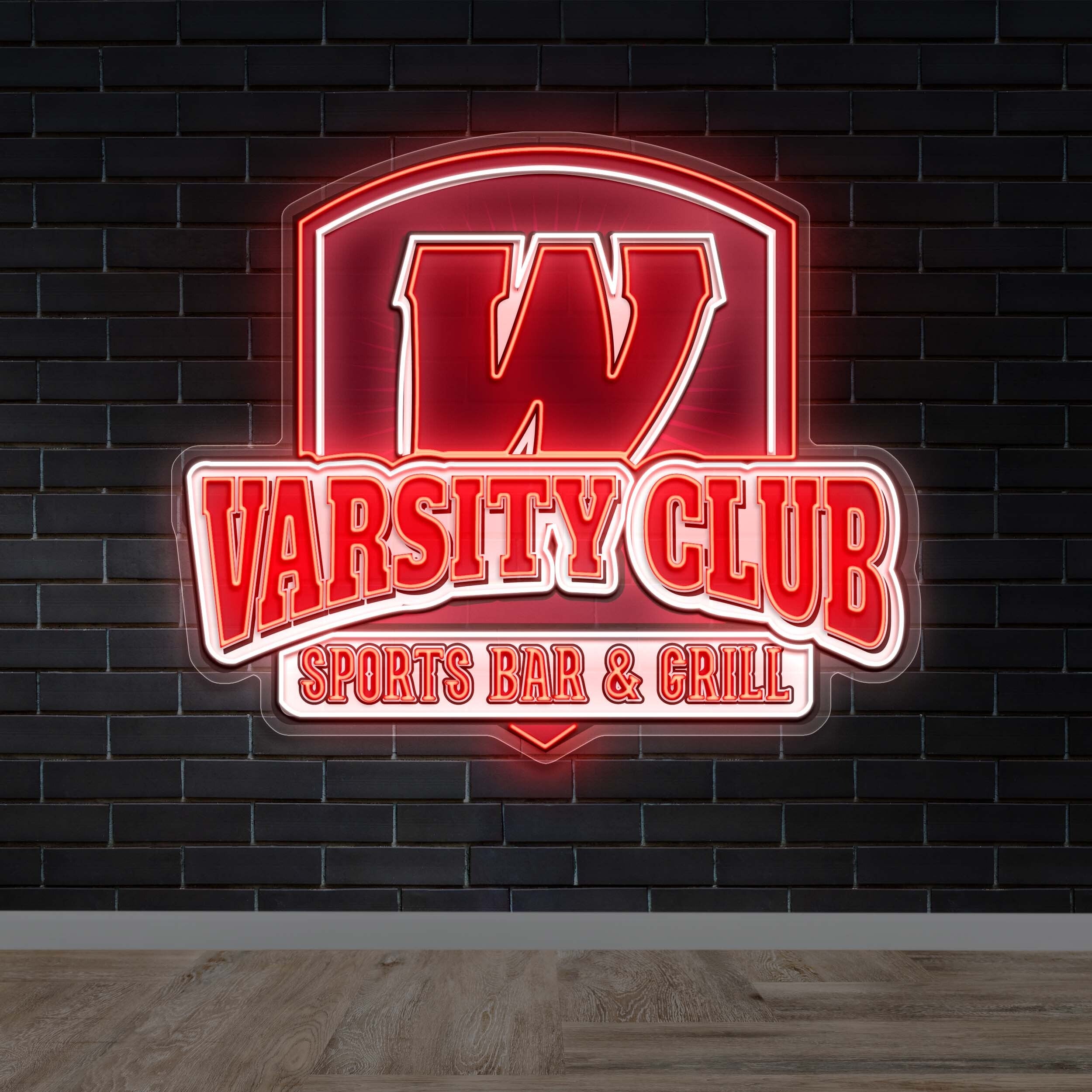 Varsity Club Sports Bar & Grill - Premium Neon Artwork