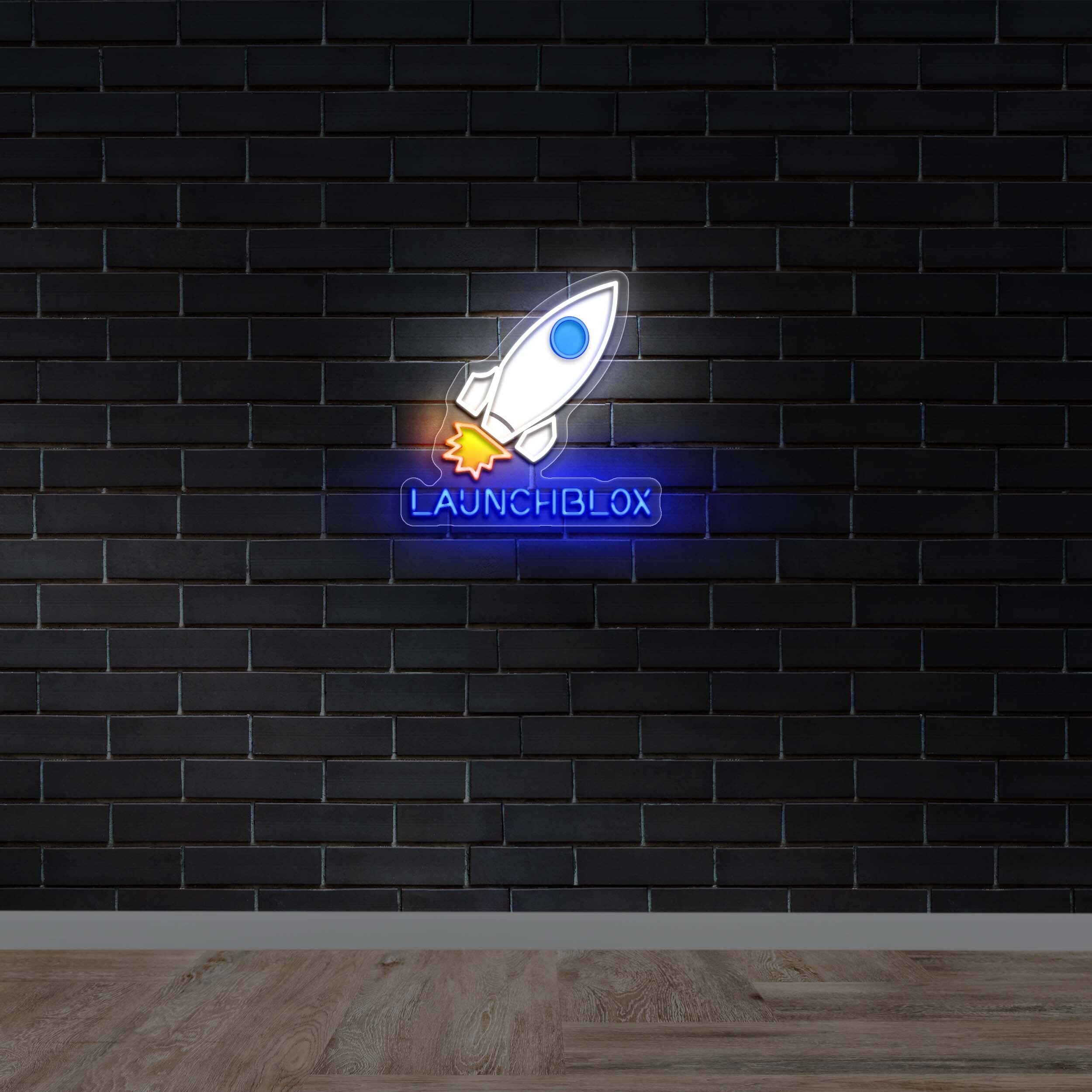 Launchblox - Premium Neon Artwork