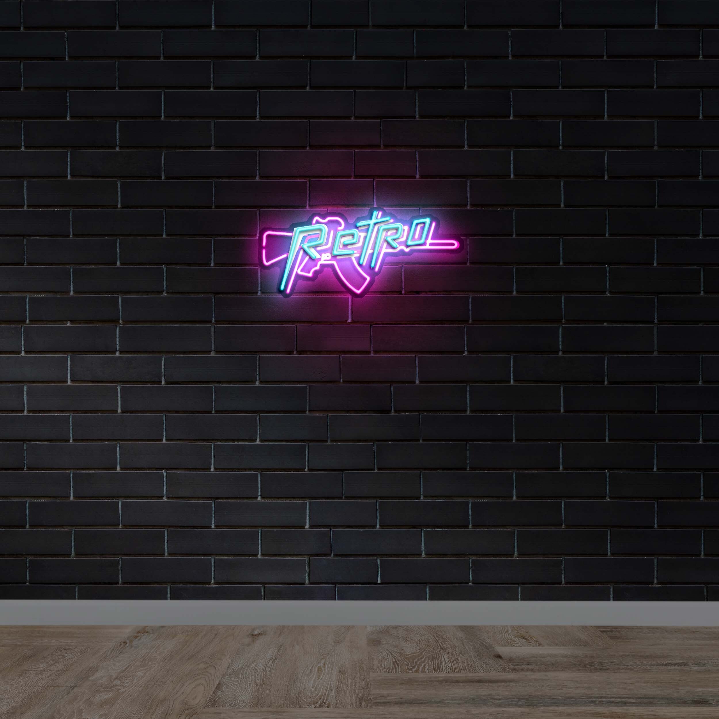 RETRO - Premium Neon Artwork