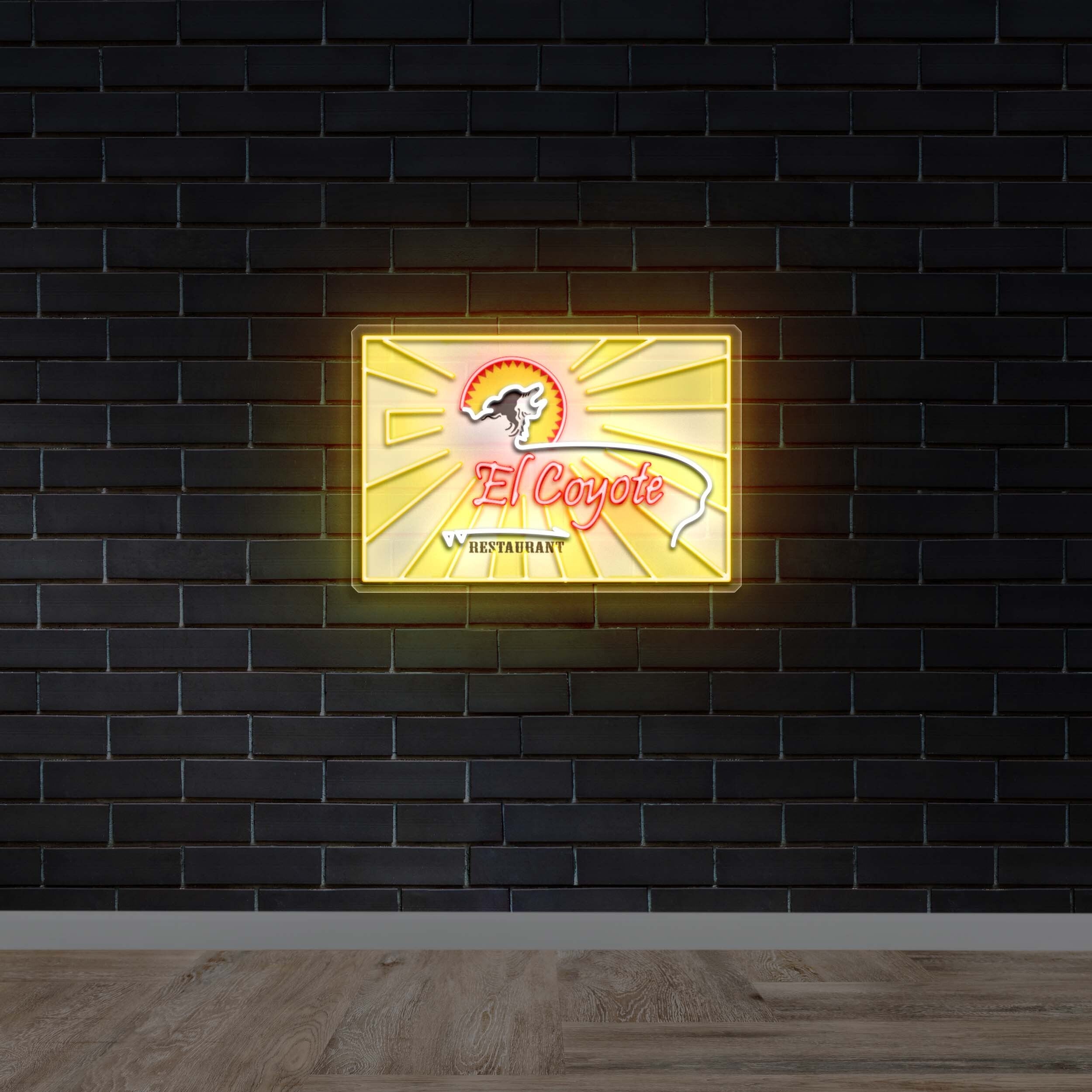 El Coyote - Premium Neon Artwork