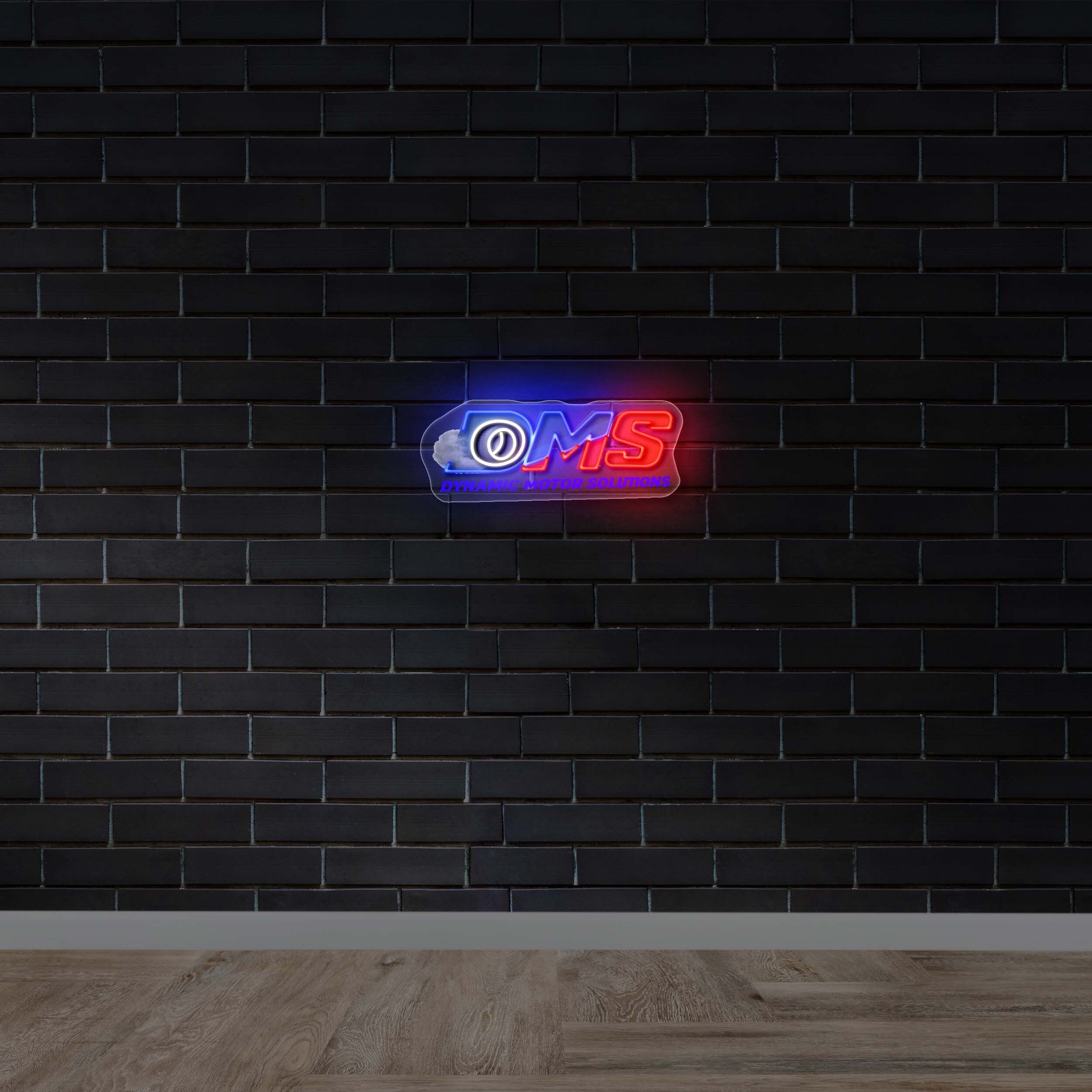 DMS Dynamic Motor Solutions - Premium Neon Artwork