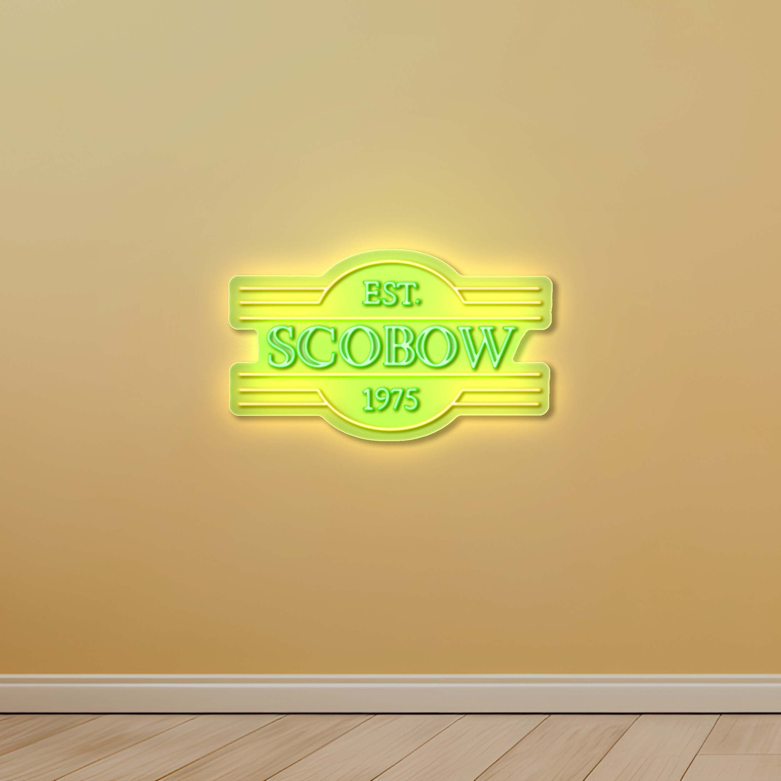 EST. SCOBOW 1975 - Premium Neon Artwork