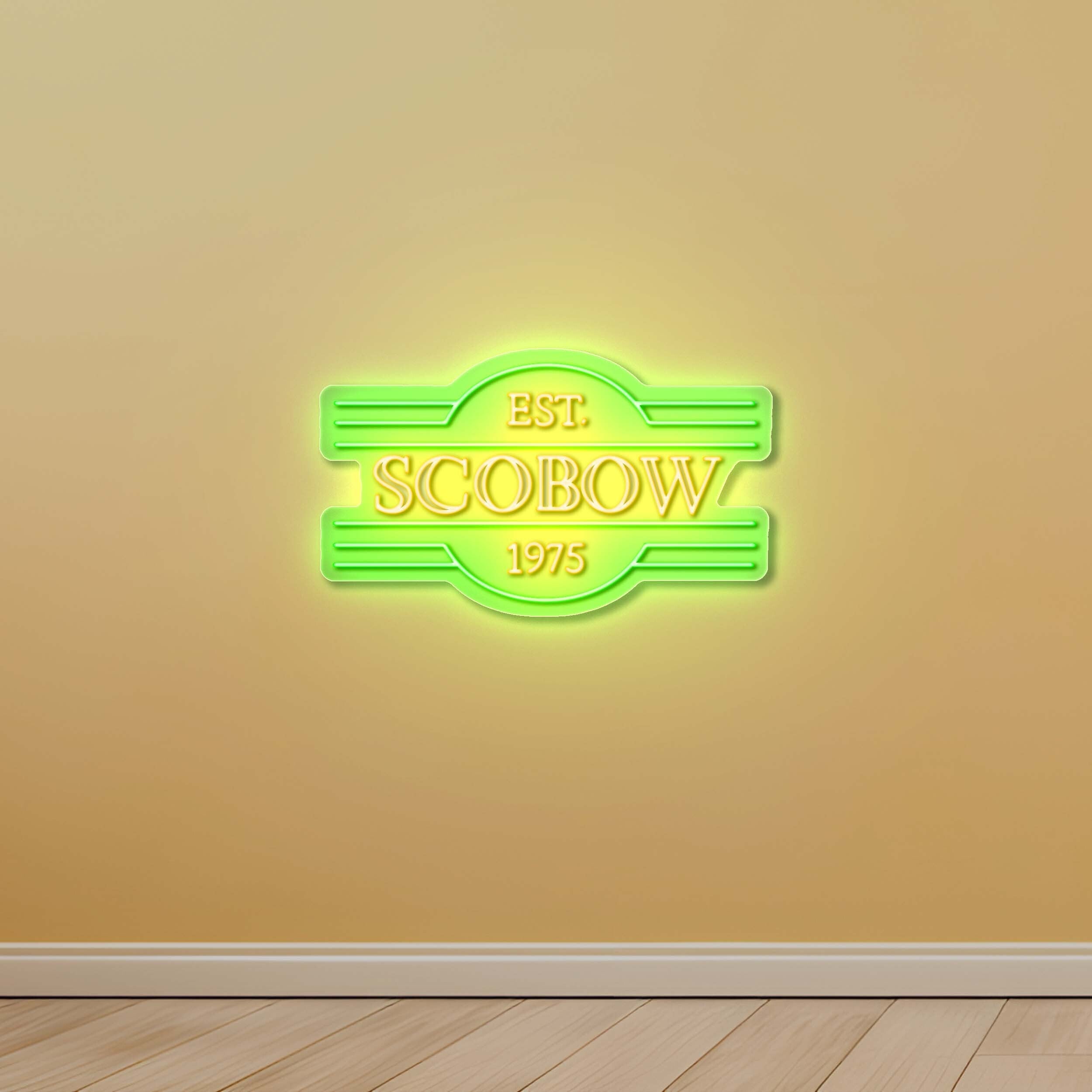 EST. SCOBOW 1975 - Premium Neon Artwork