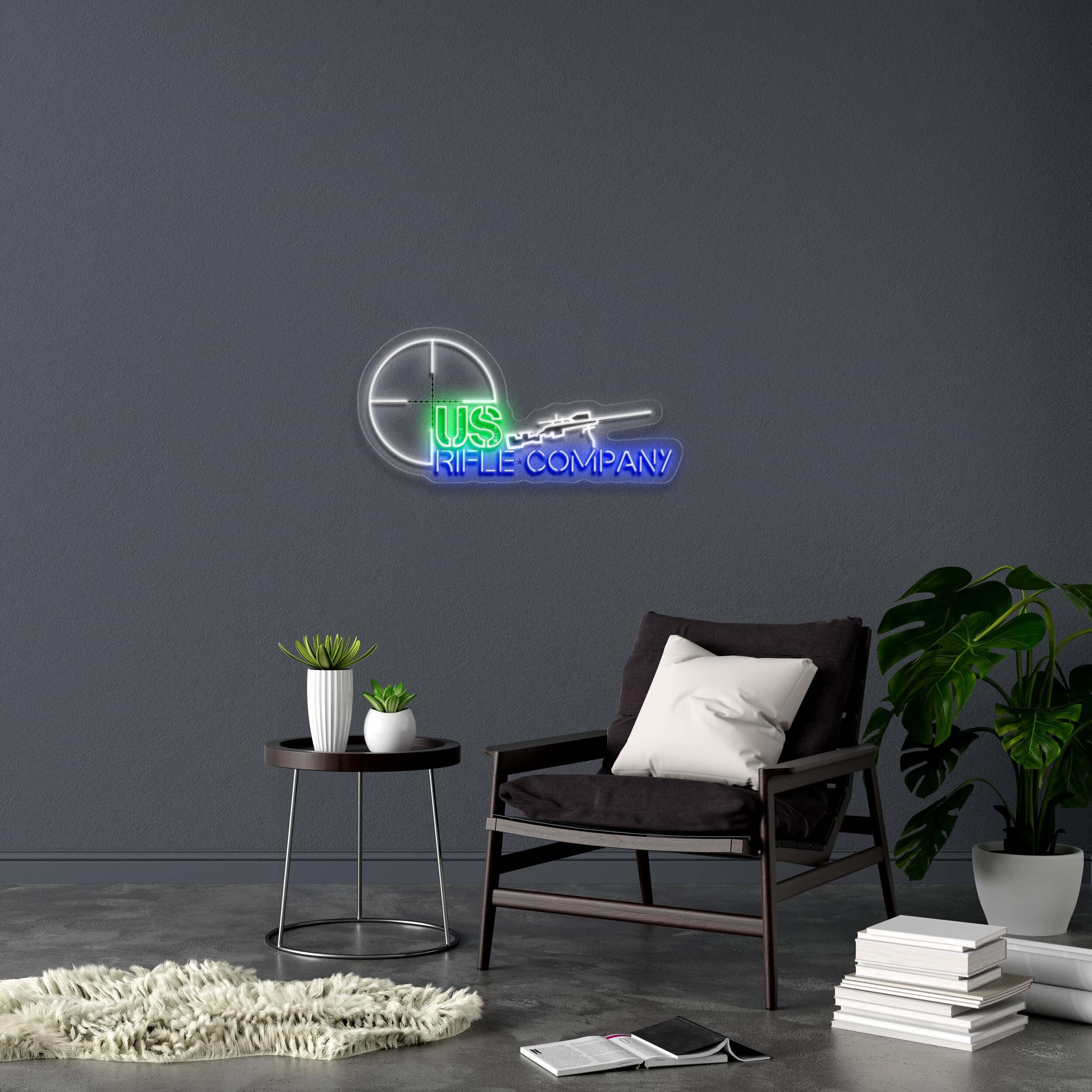 US RIFLE COMPANY - Premium Neon Artwork