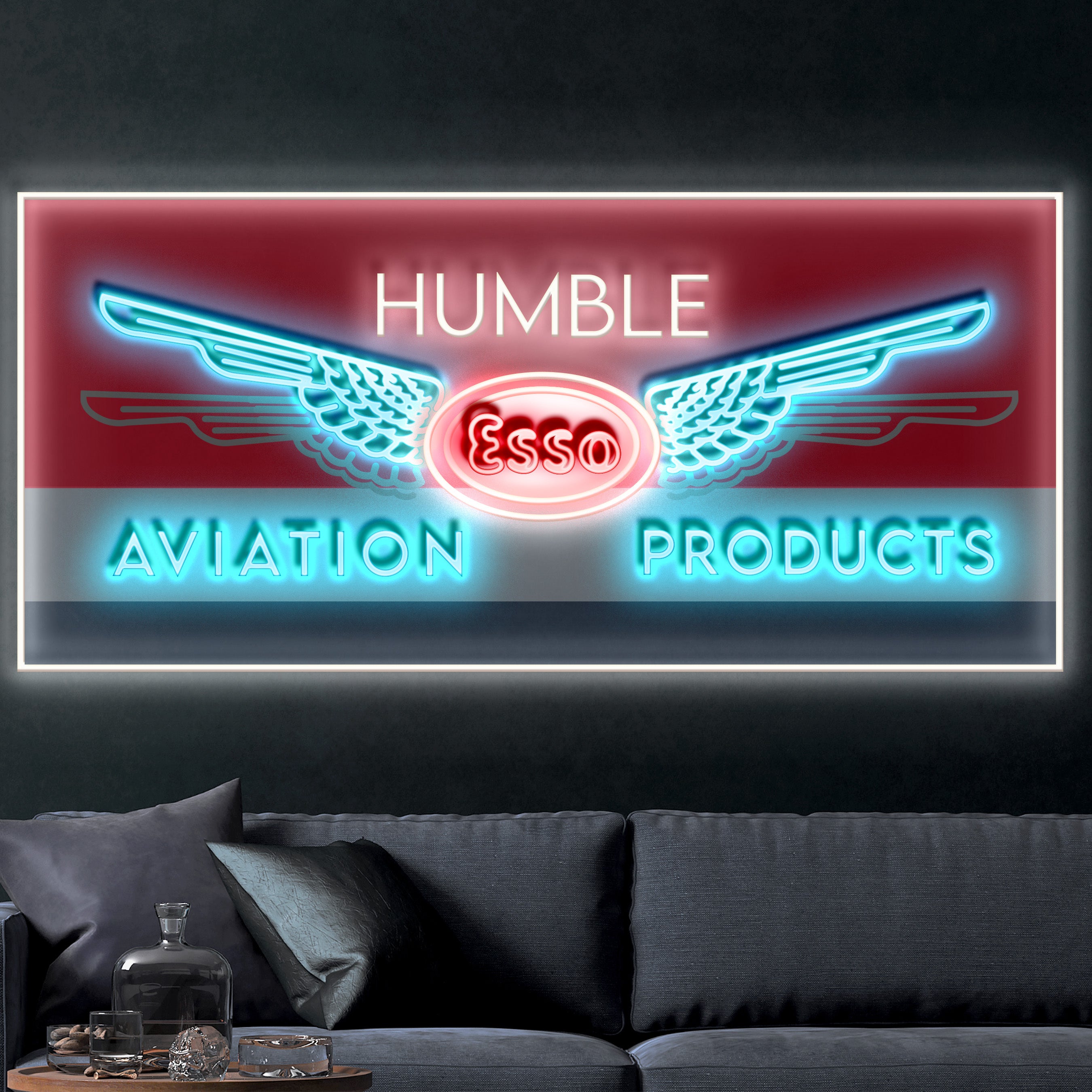 HUMBLE AVIATION PRODUCTS – Premium Neon Artwork
