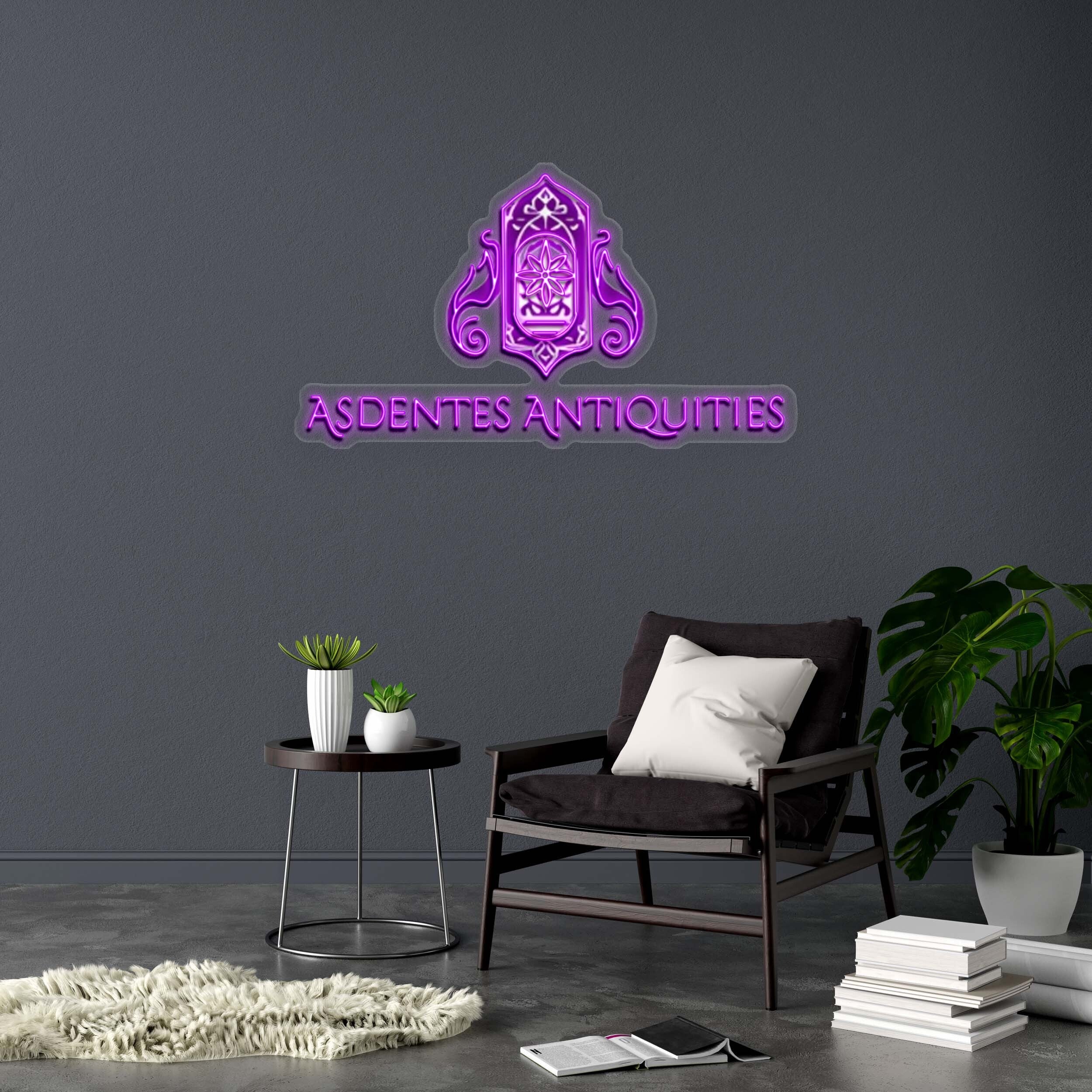 ASDENTES ANTIQUITIES - Premium Neon Artwork