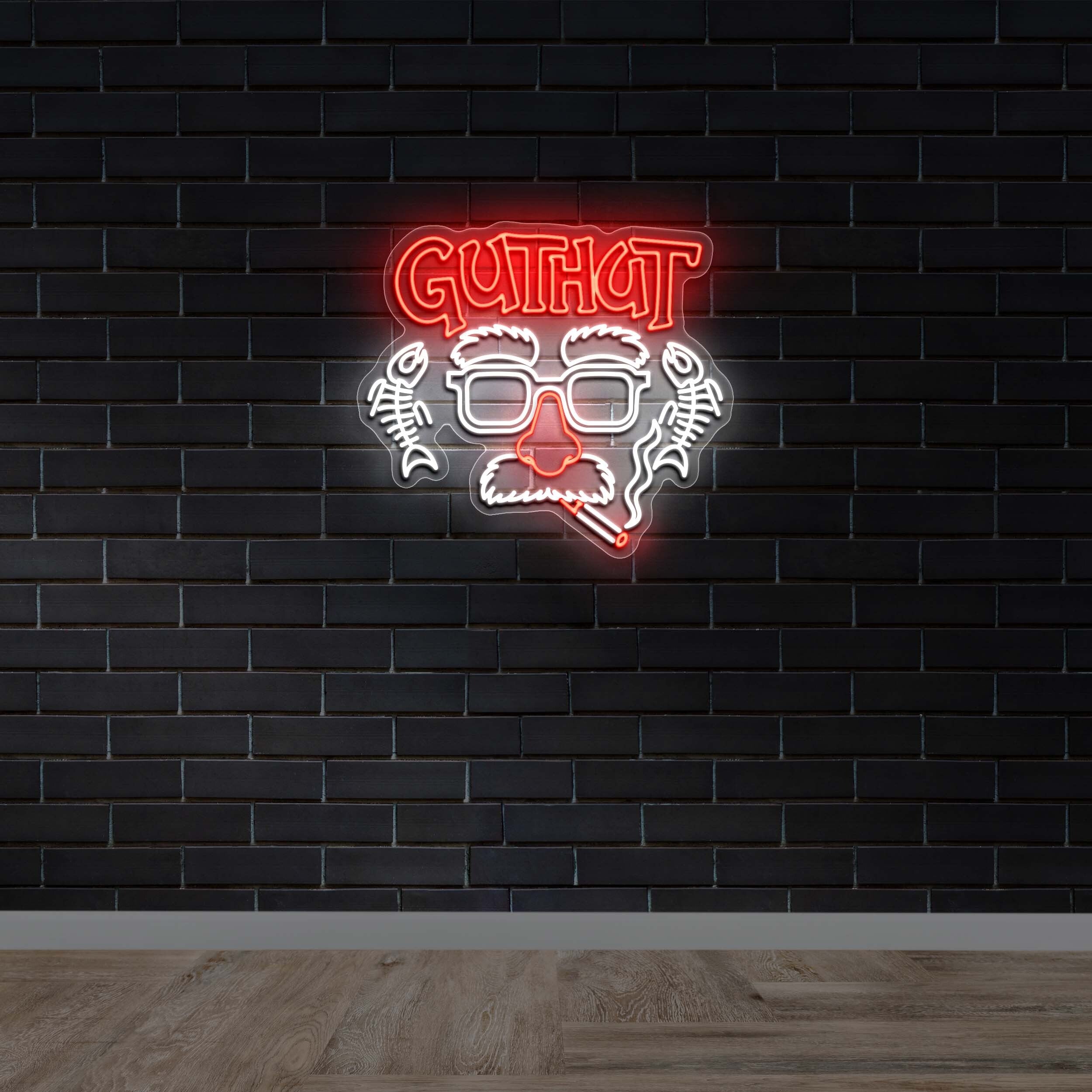Guthut - Premium Neon Artwork