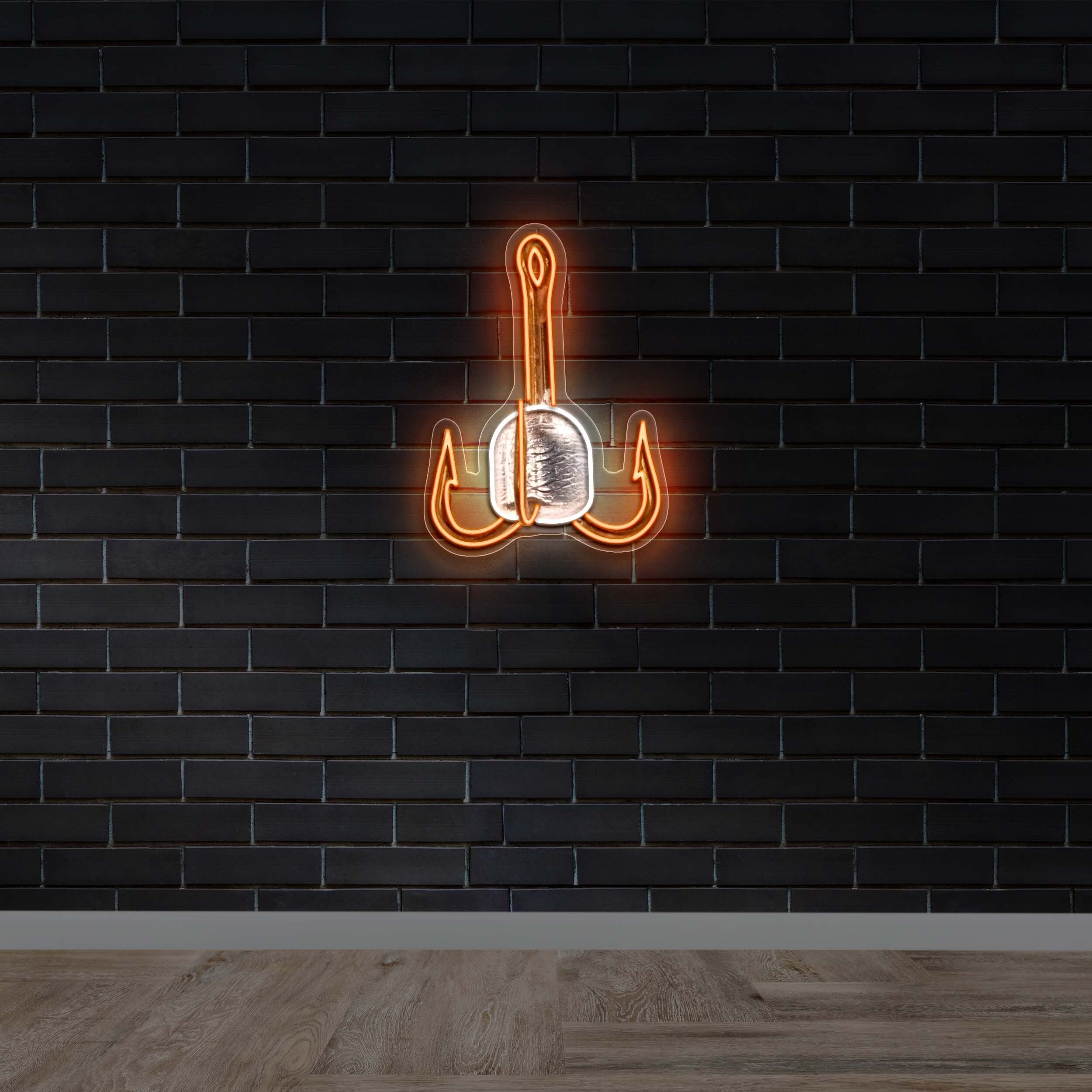 Weighted Treble Hook - Premium Neon Artwork