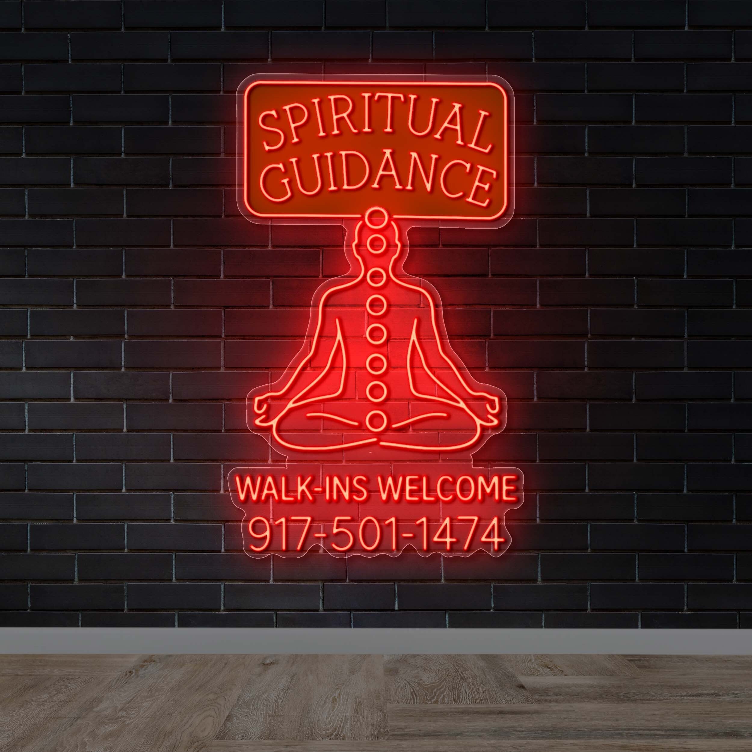 Spiritual Guidance - Premium Neon Artwork