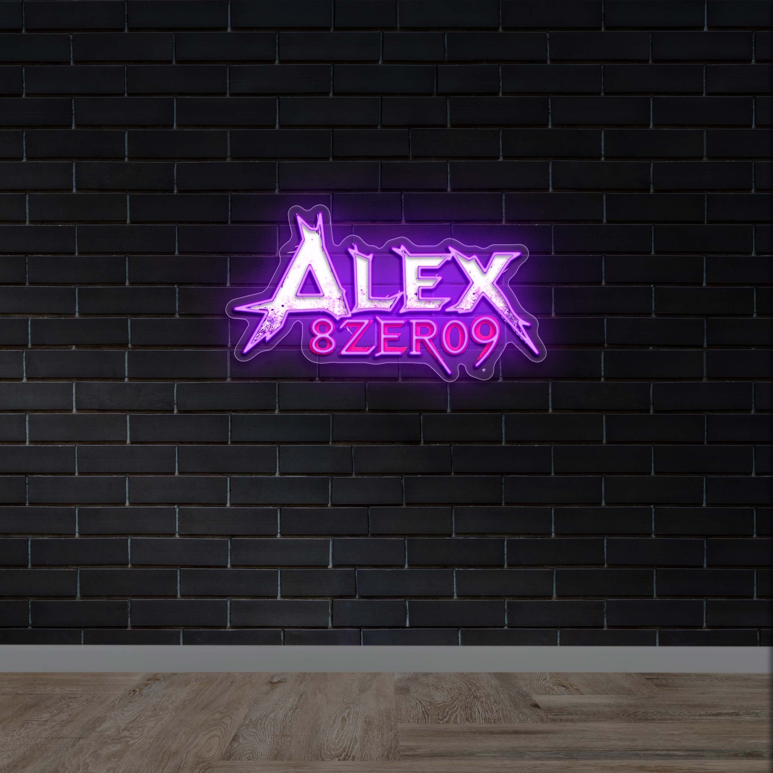 Alex 8ZERO9 - Premium Neon Artwork