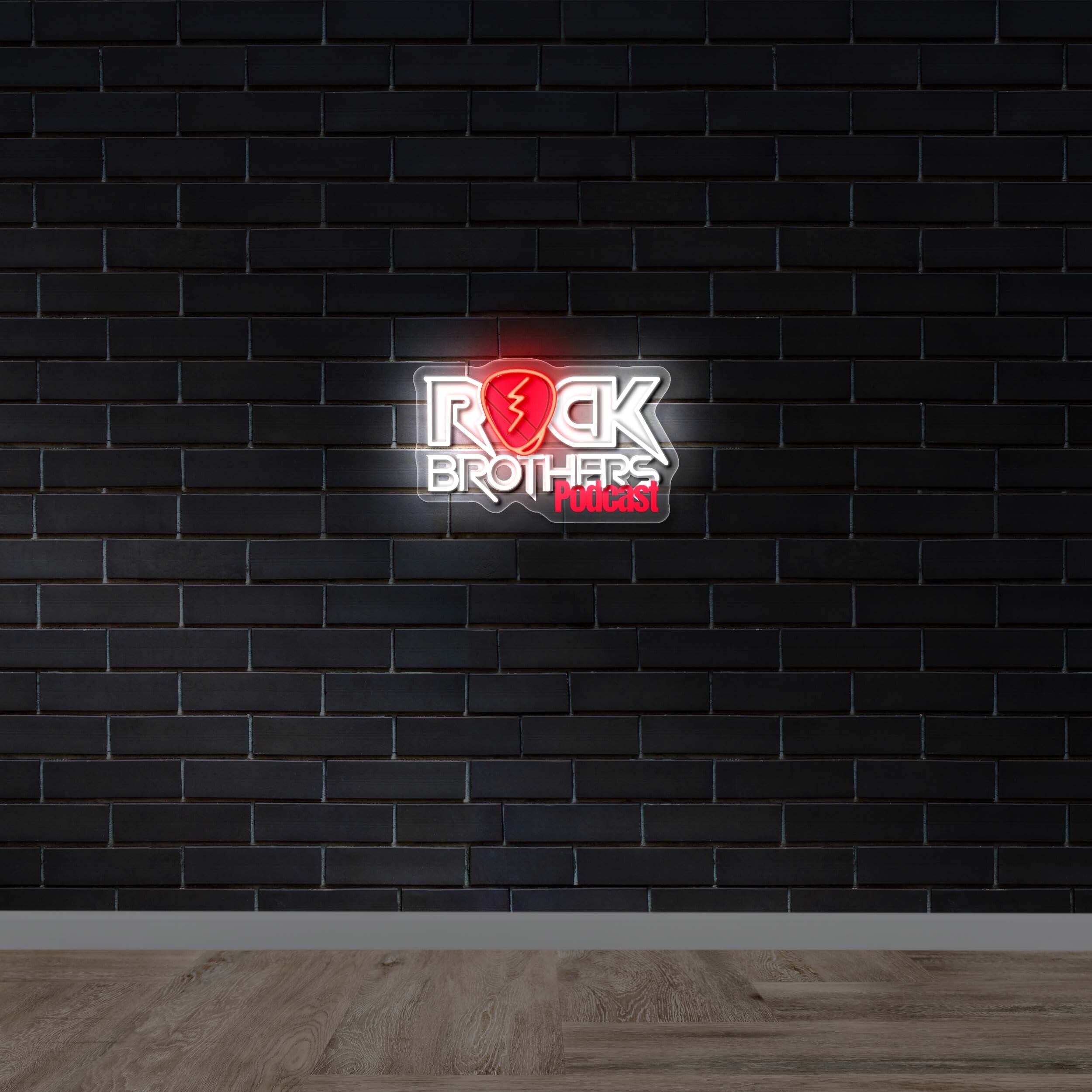 Rock Brothers – Premium Neon Artwork