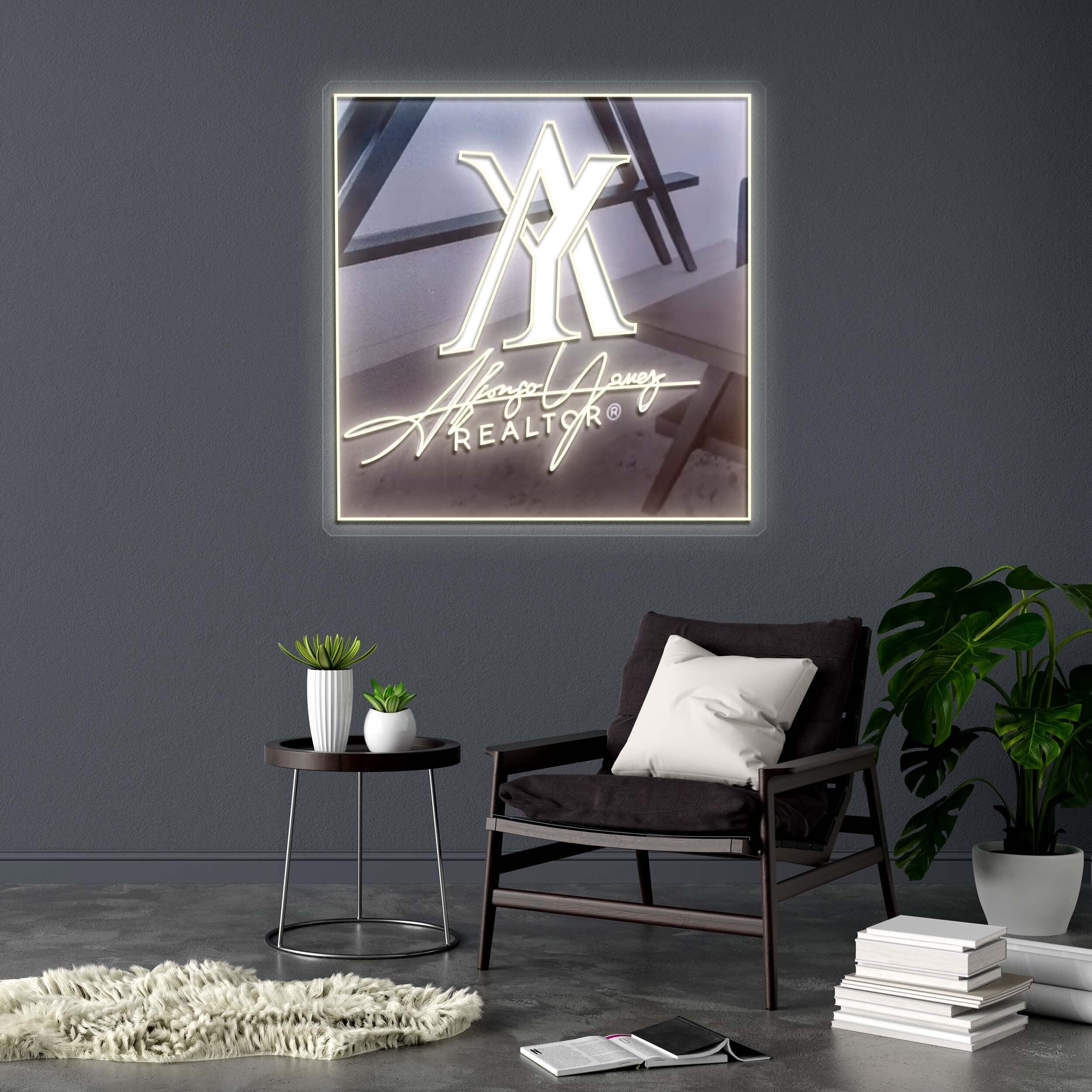 A.Y Realtor - Premium Neon Artwork
