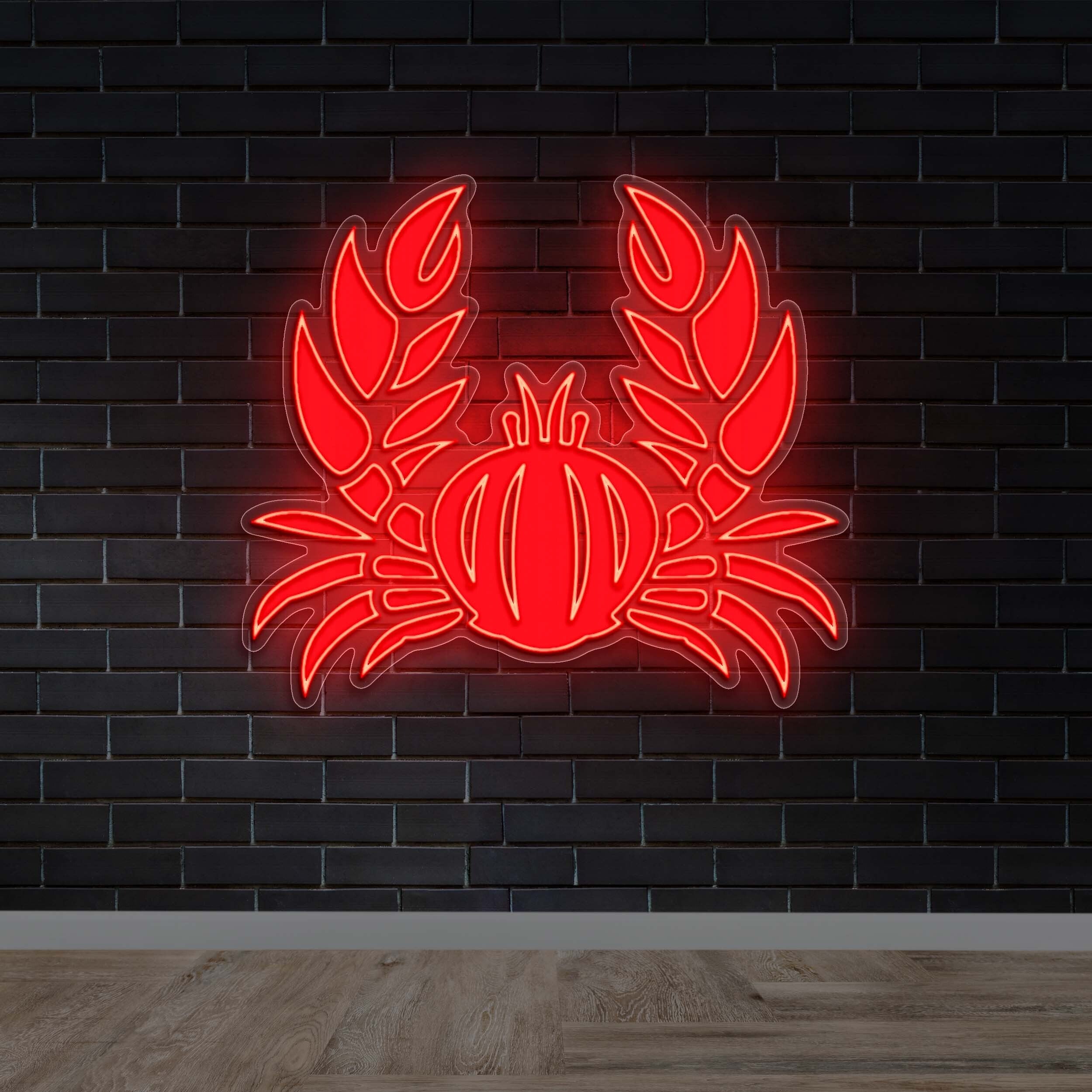 Crab - Premium Neon Artwork
