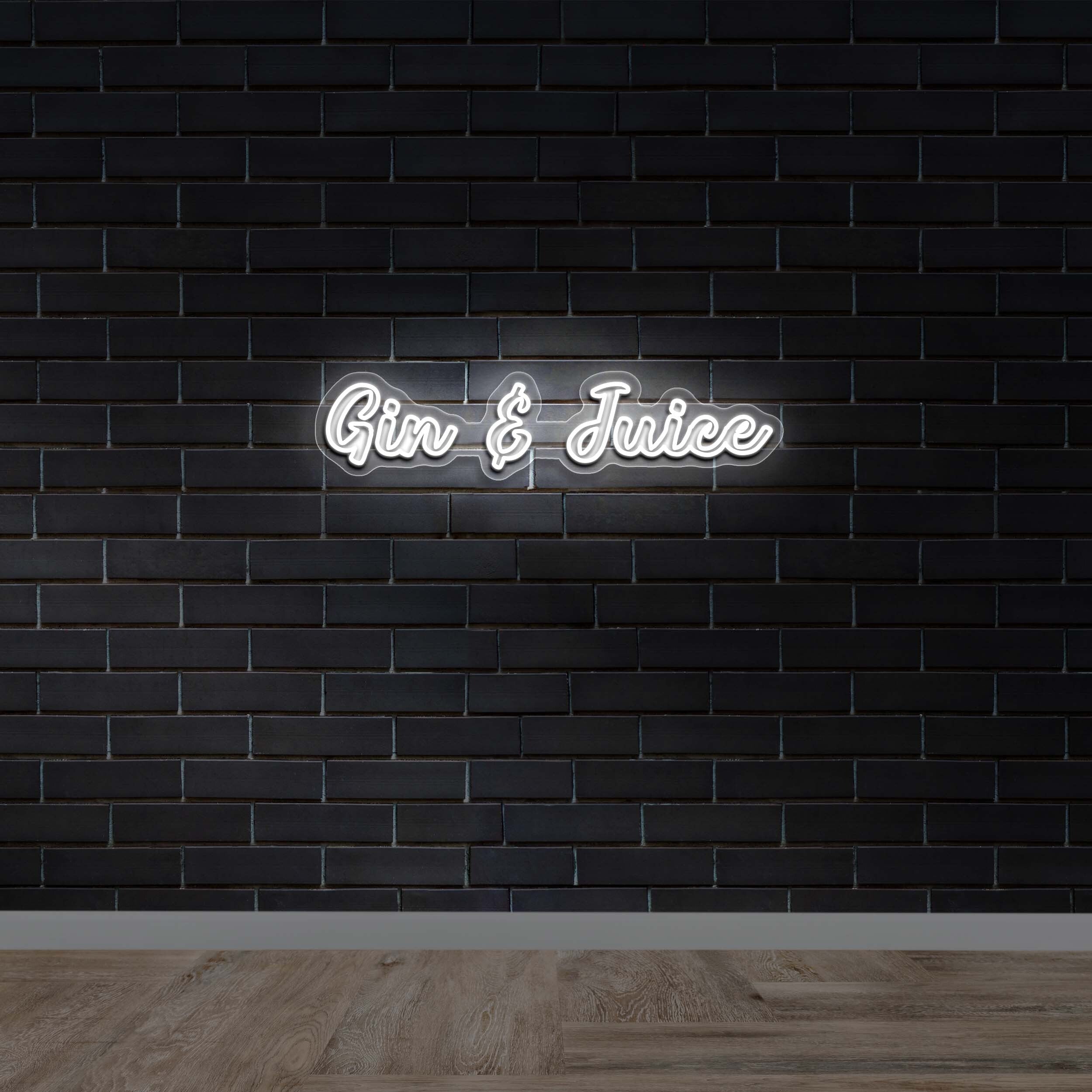 Gin & Juice - Premium Neon Artwork