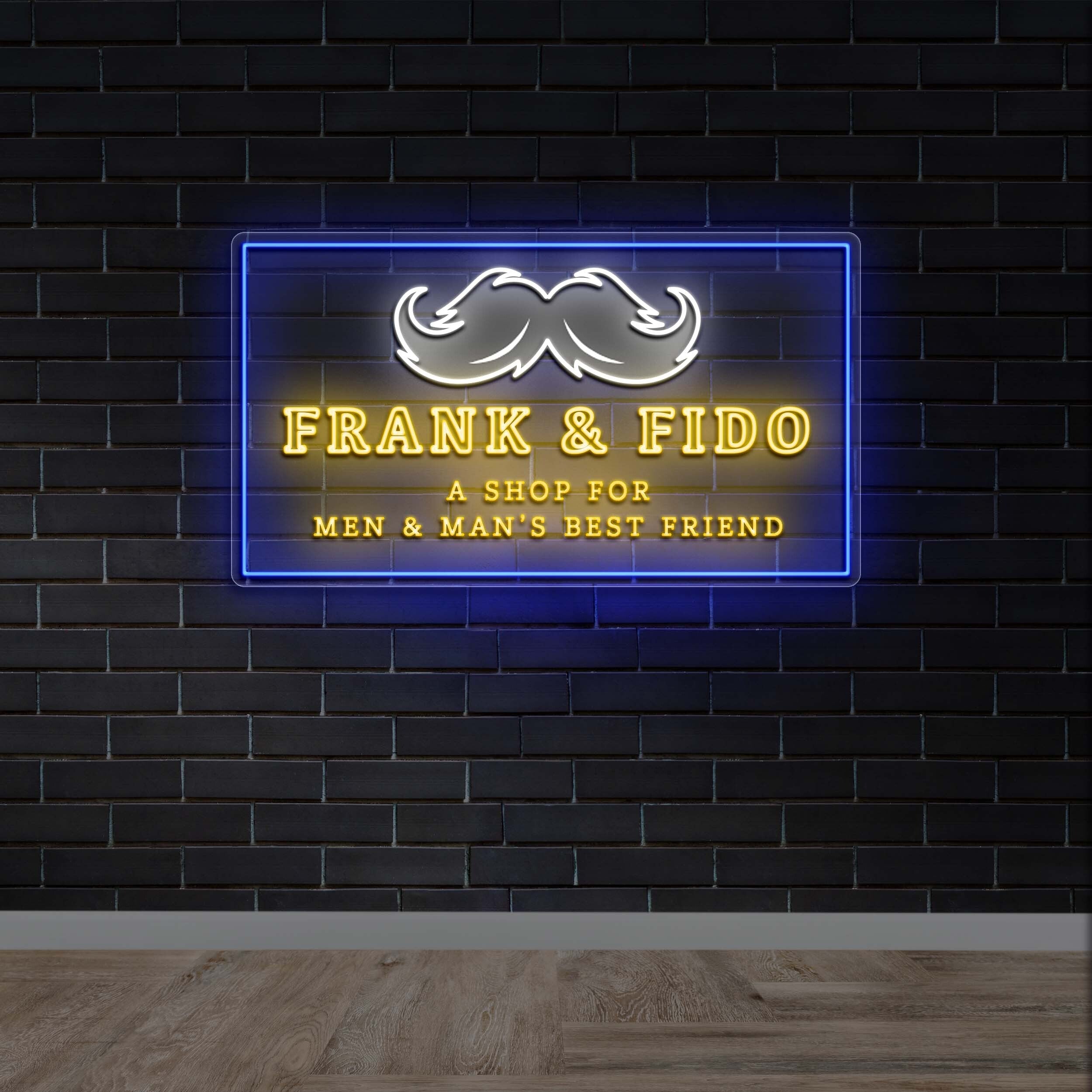 FRANK & FIDO - Premium Neon Artwork