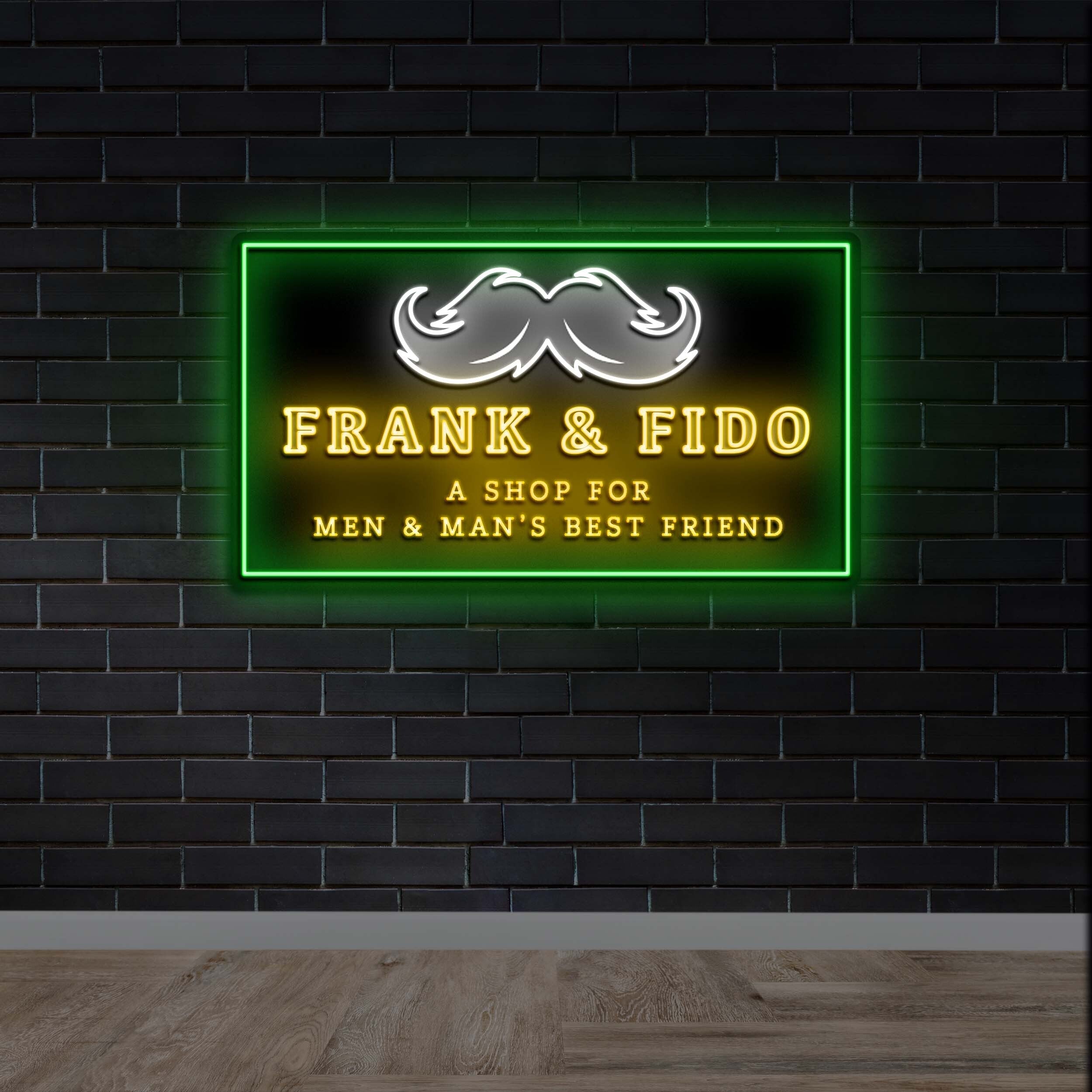 FRANK & FIDO - Premium Neon Artwork