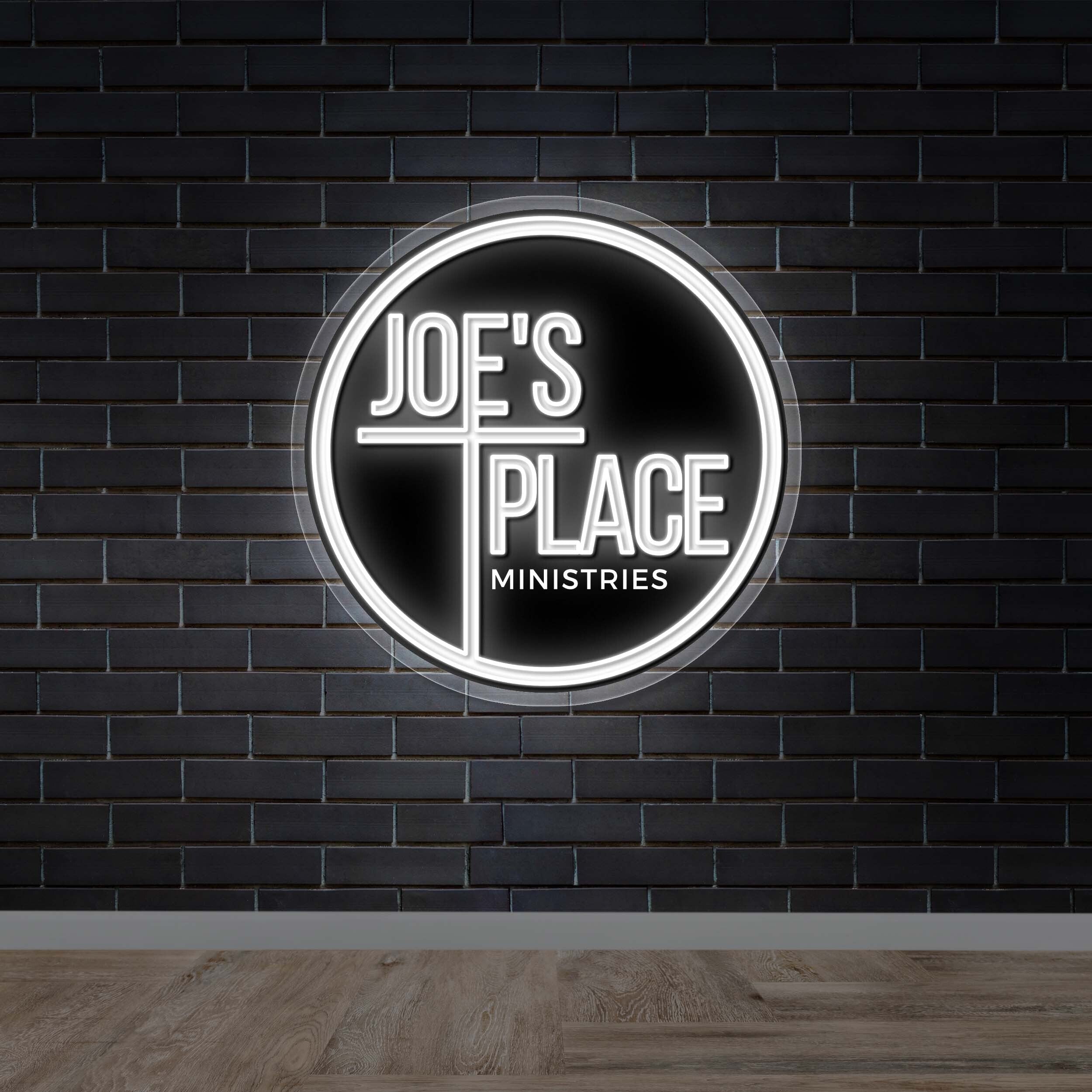 Joe’s Place Ministries - Premium Neon Artwork