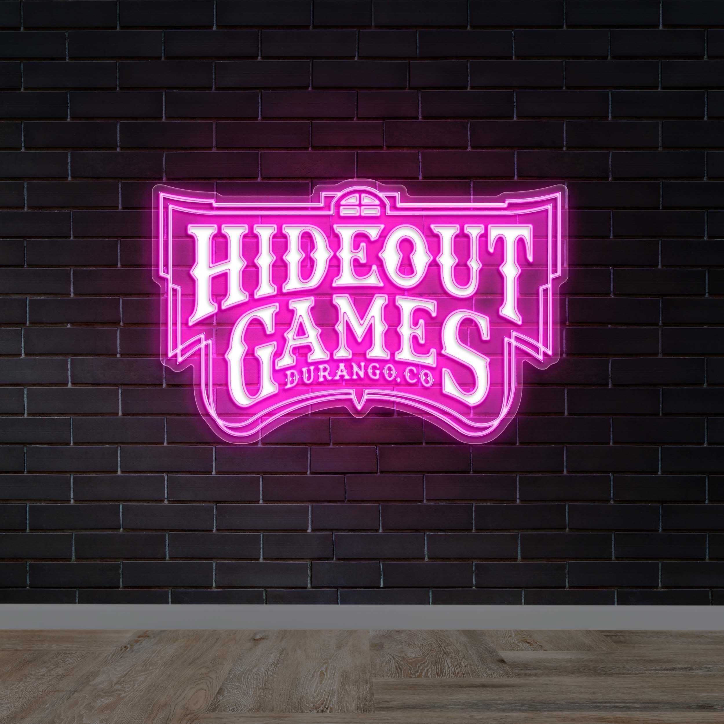 Hideout Games -
Premium Neon Artwork