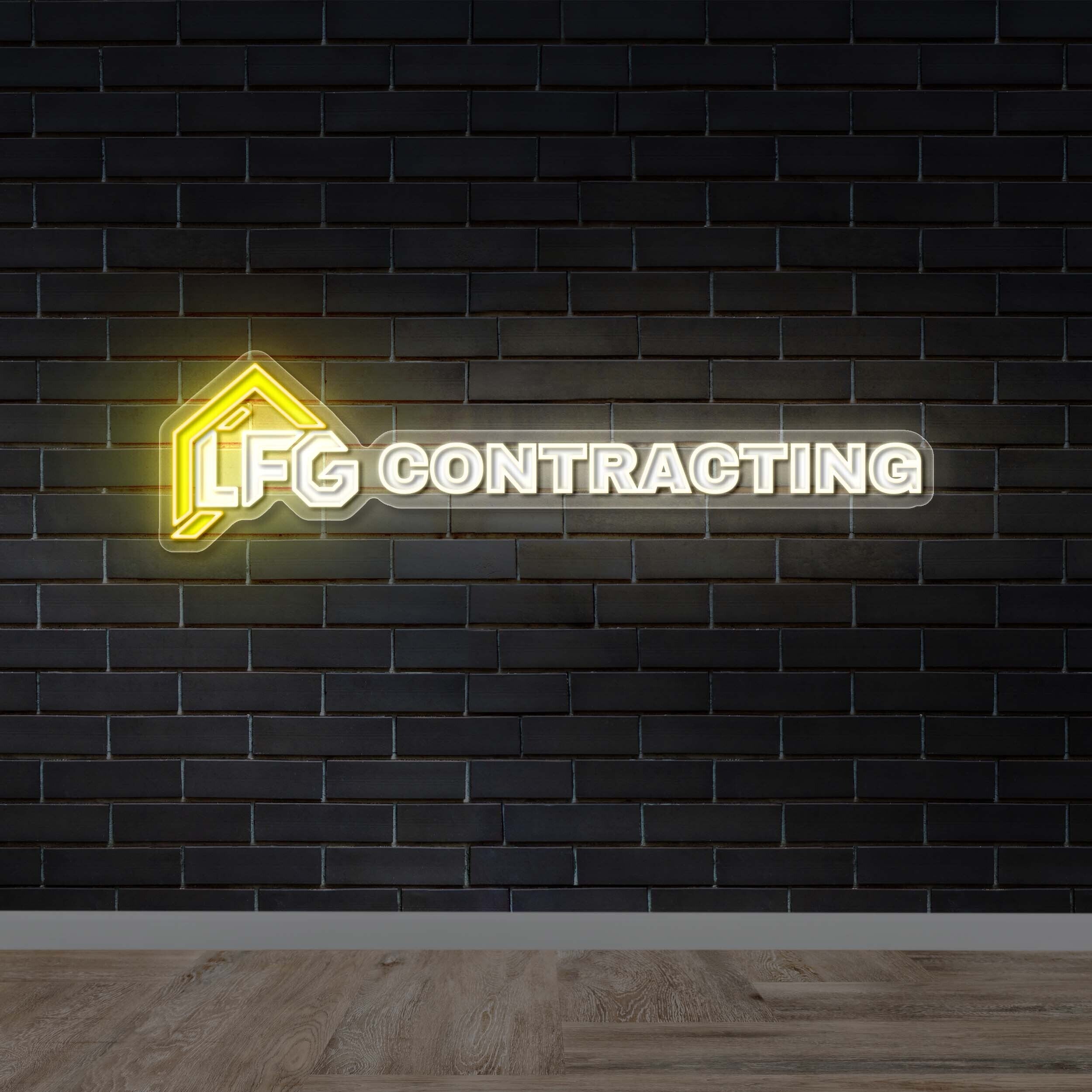 LFG CONTRACTING | 3rd version - Premium Neon Artwork