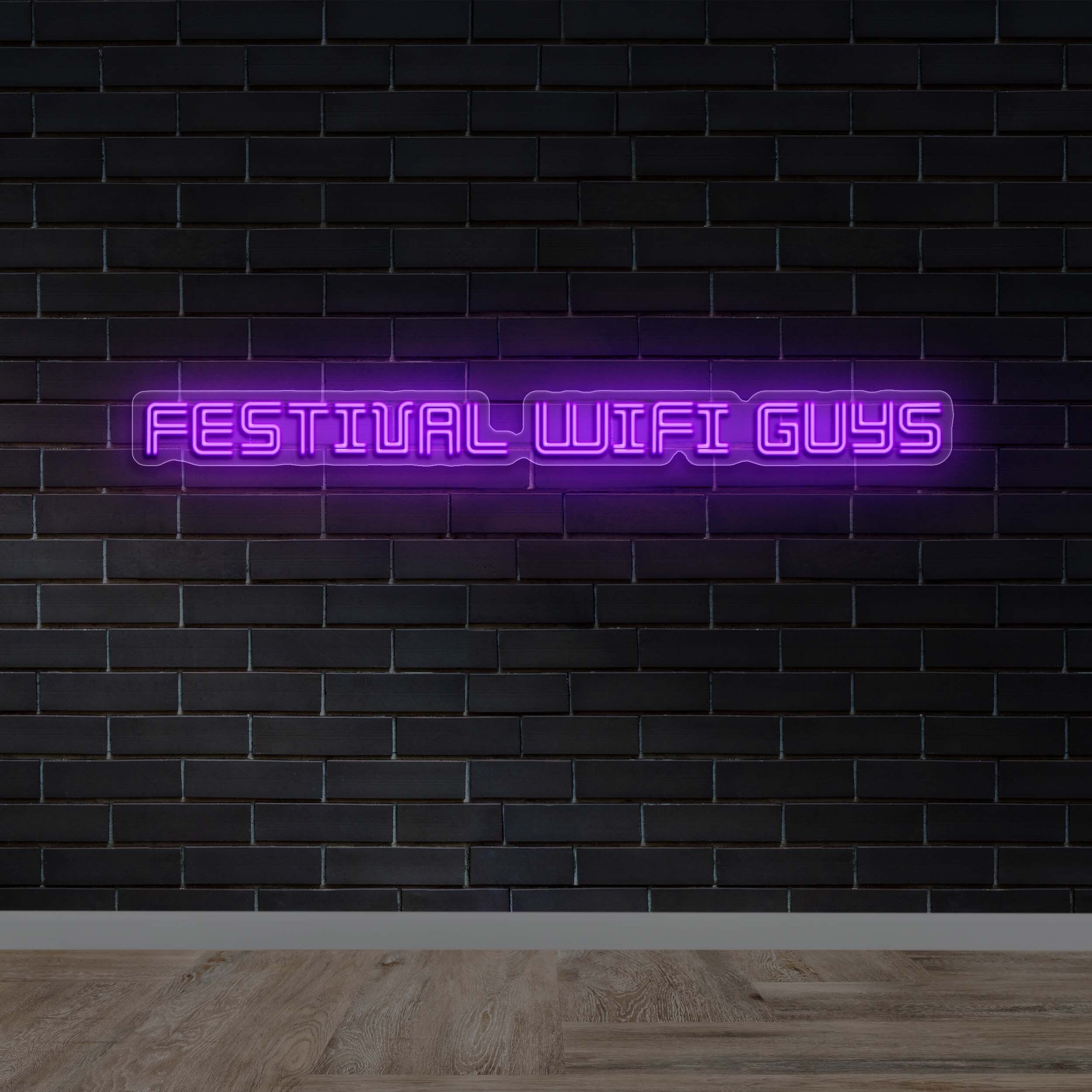 FESTIVAL WIFI GUYS - Premium Neon Artwork