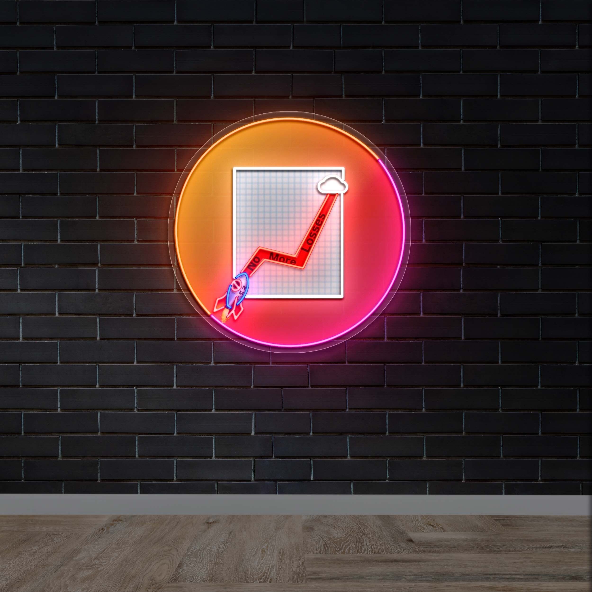 No More Losses - Premium Neon Artwork