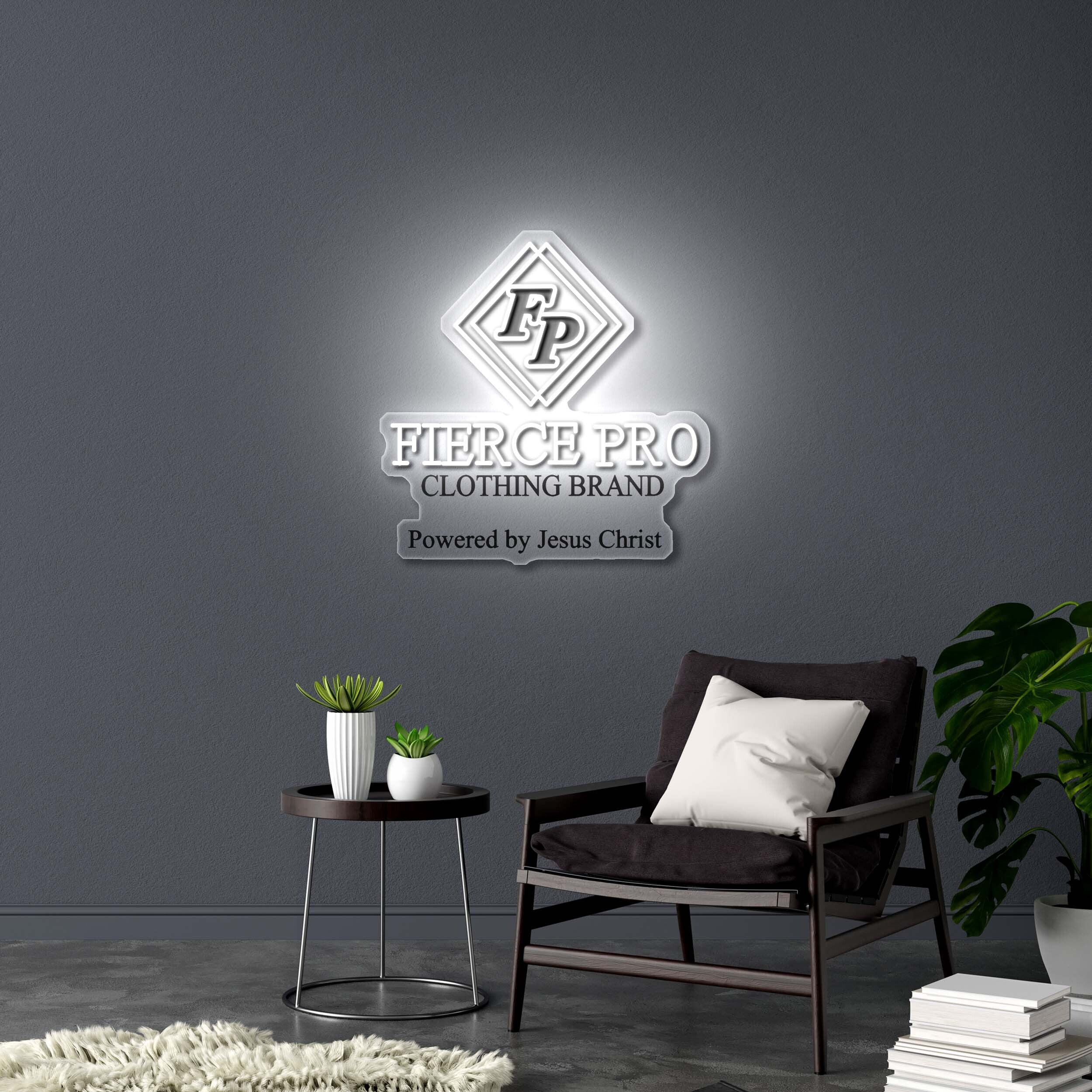 FIERCE PRO CLOTHING BRAND - Premium Neon Artwork