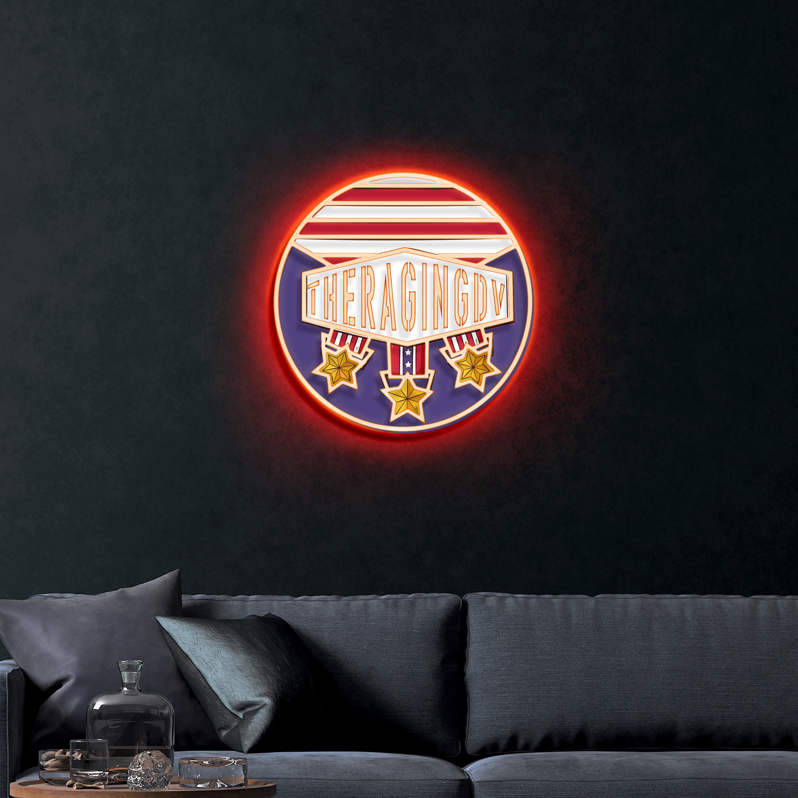 THERAGINGDV – Premium Neon Artwork
