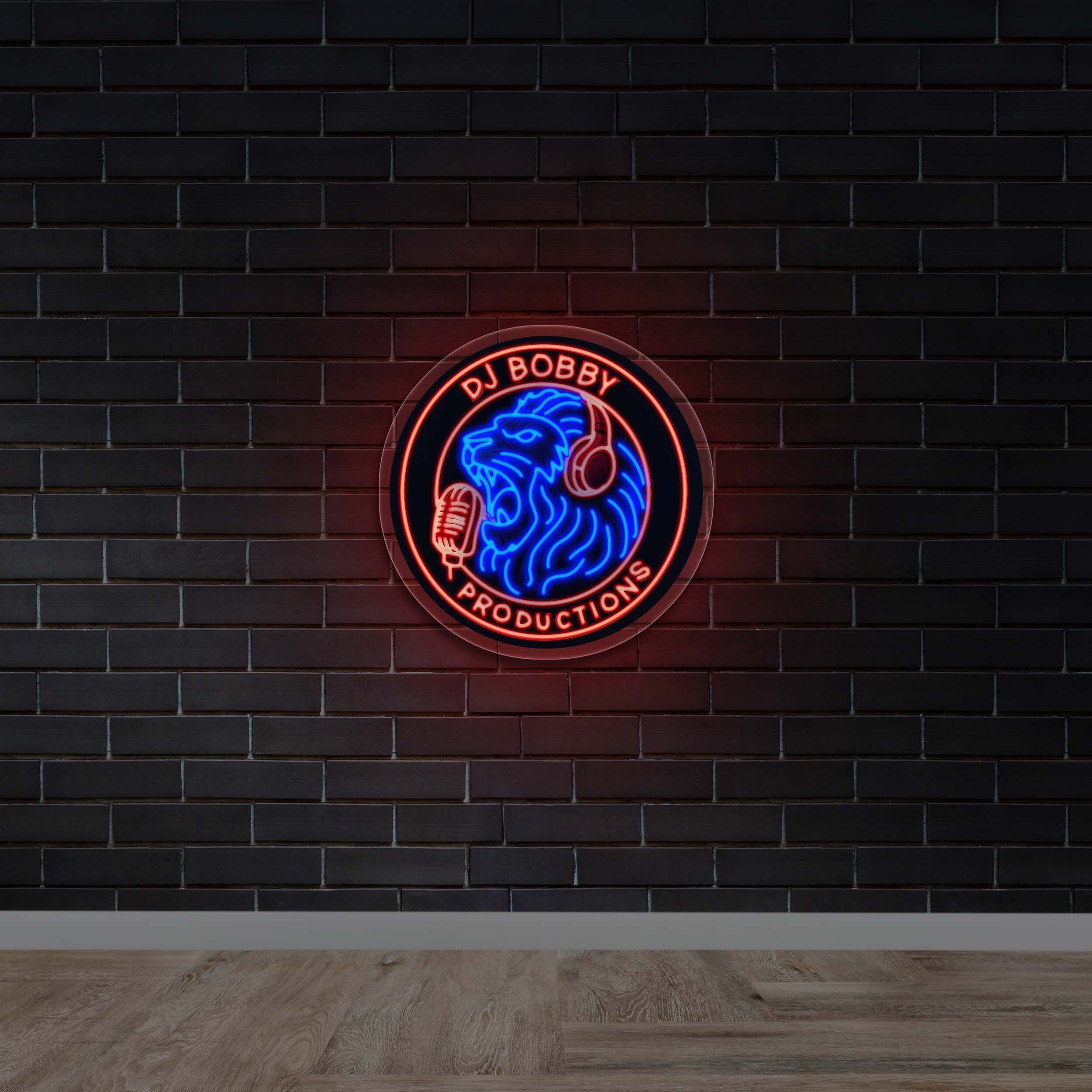 DJ BOBBY PRODUCTIONS - Premium Neon Artwork