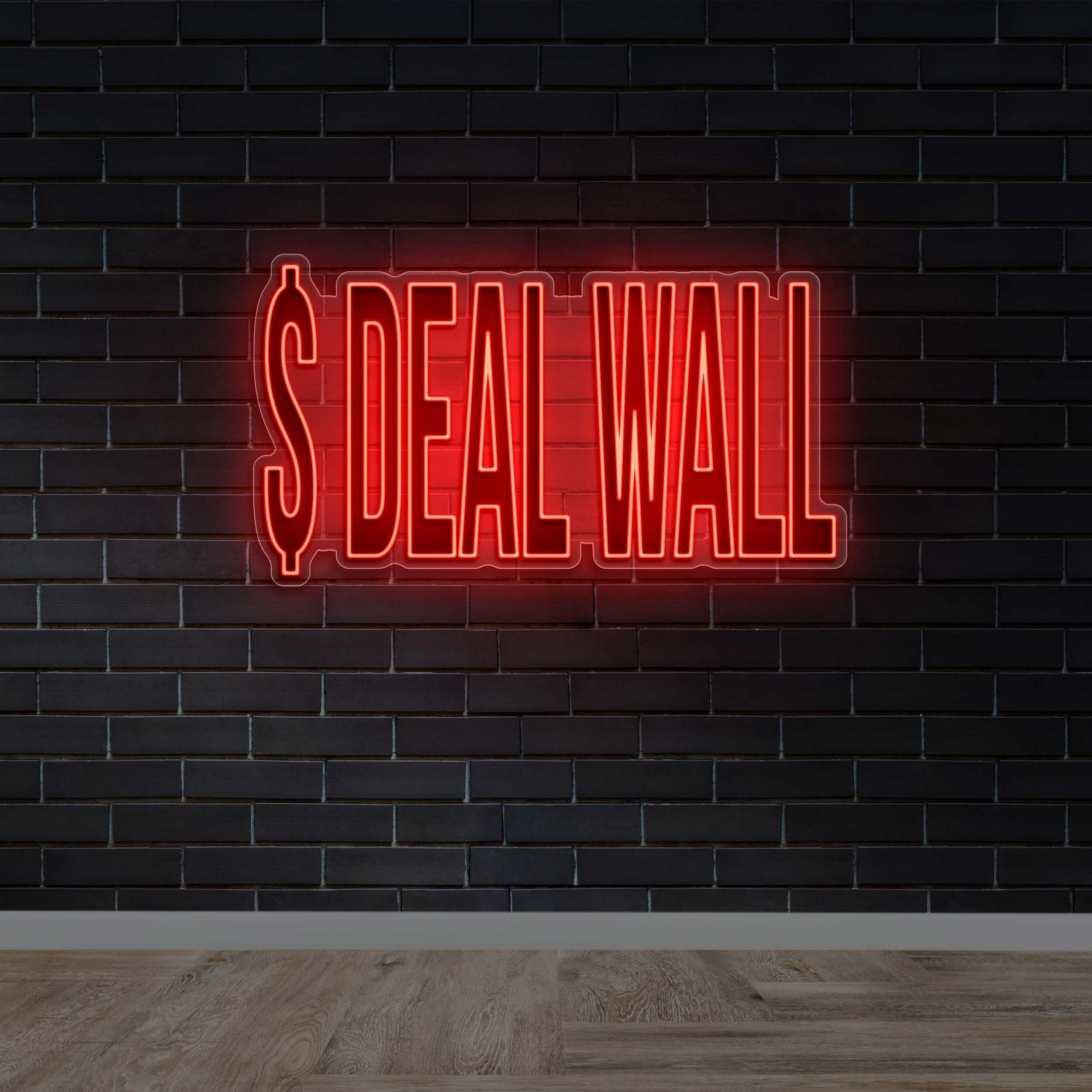 $ Deal Wall | 3rd Version - Premium Neon Artwork