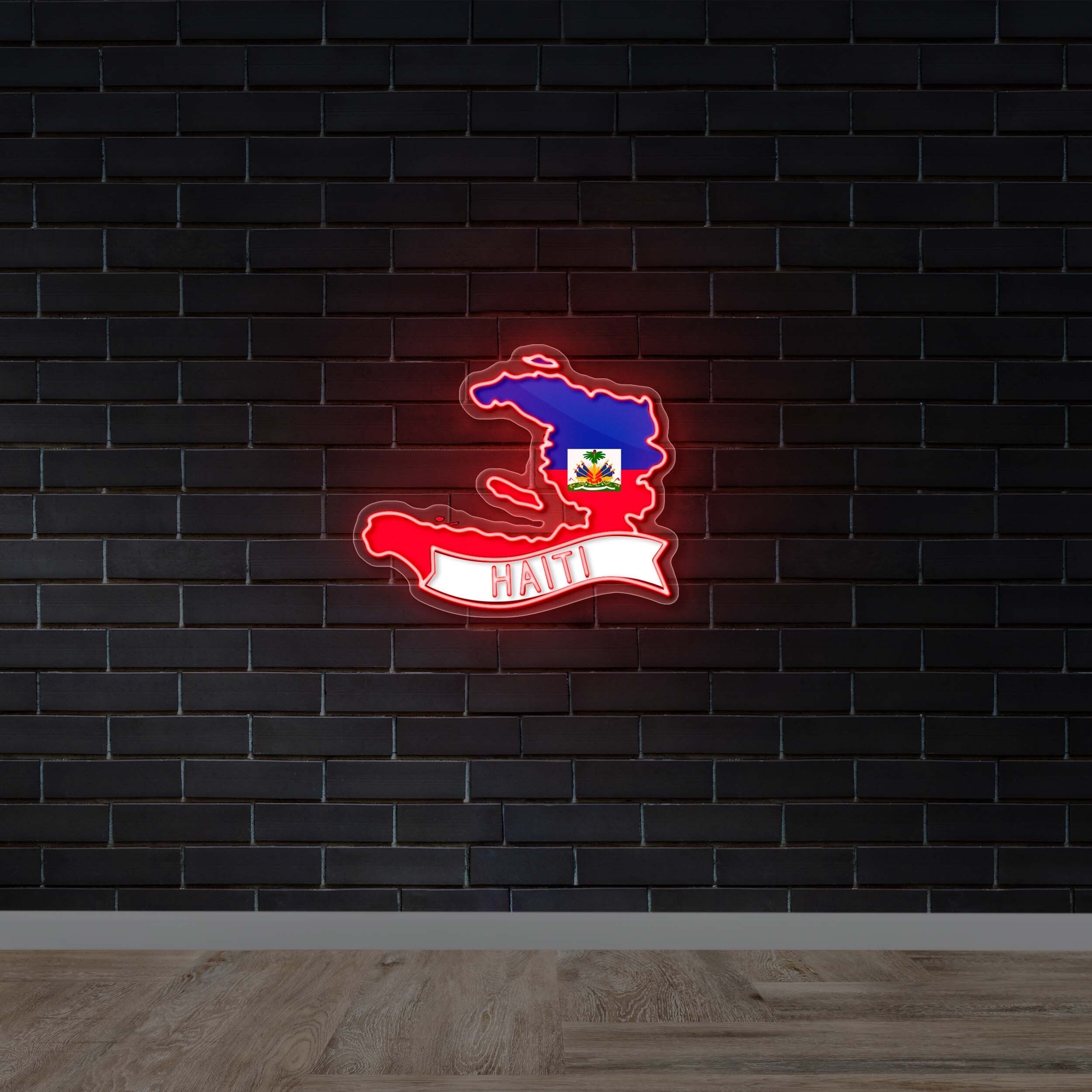 HAITI - Premium Neon Artwork