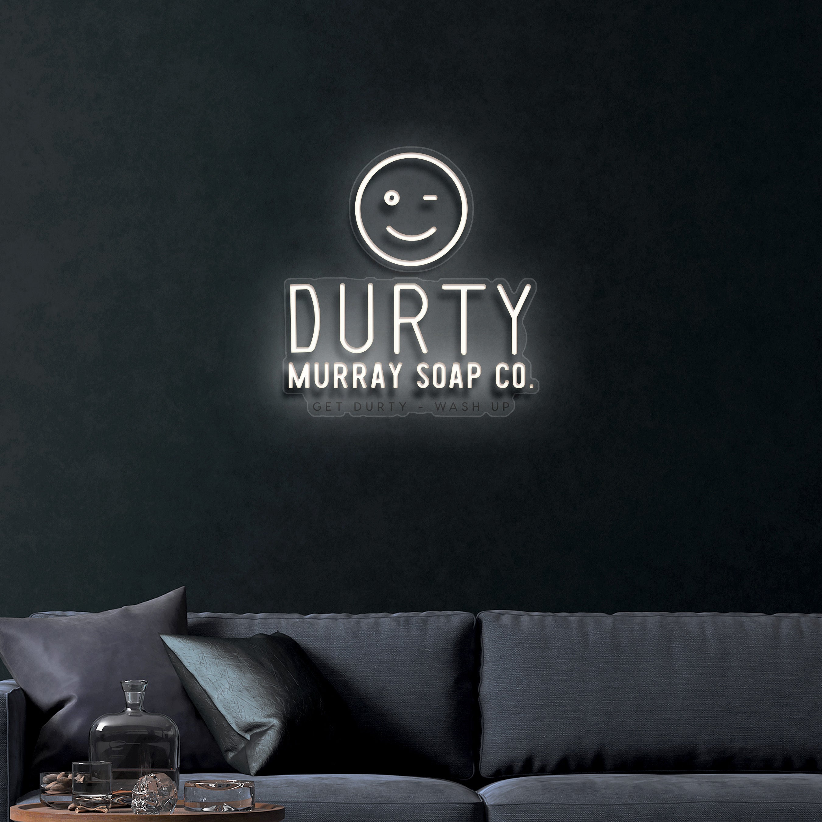 Durty Murray Soap Co. – Premium Neon Artwork