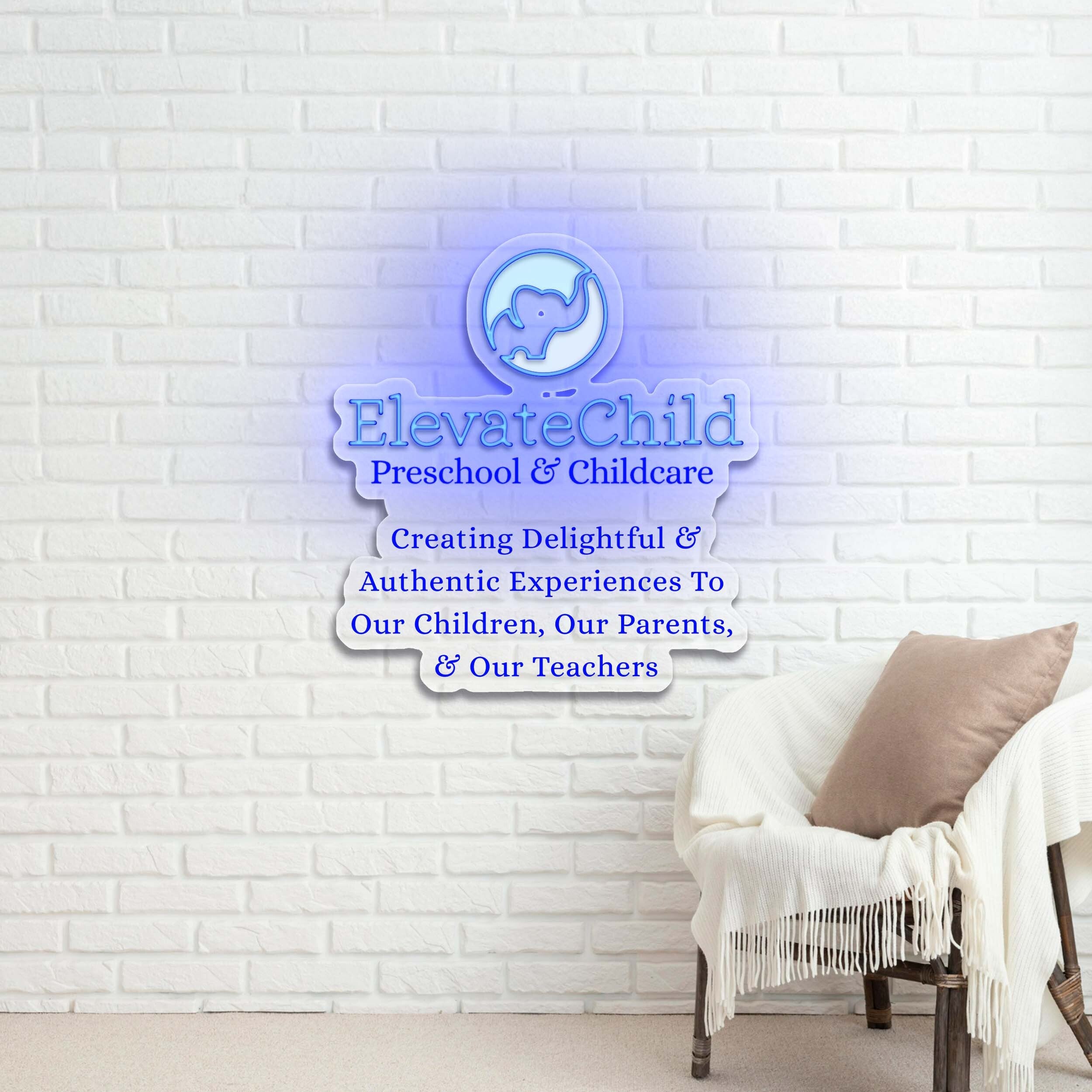Elevate Child - Premium Neon Artwork
