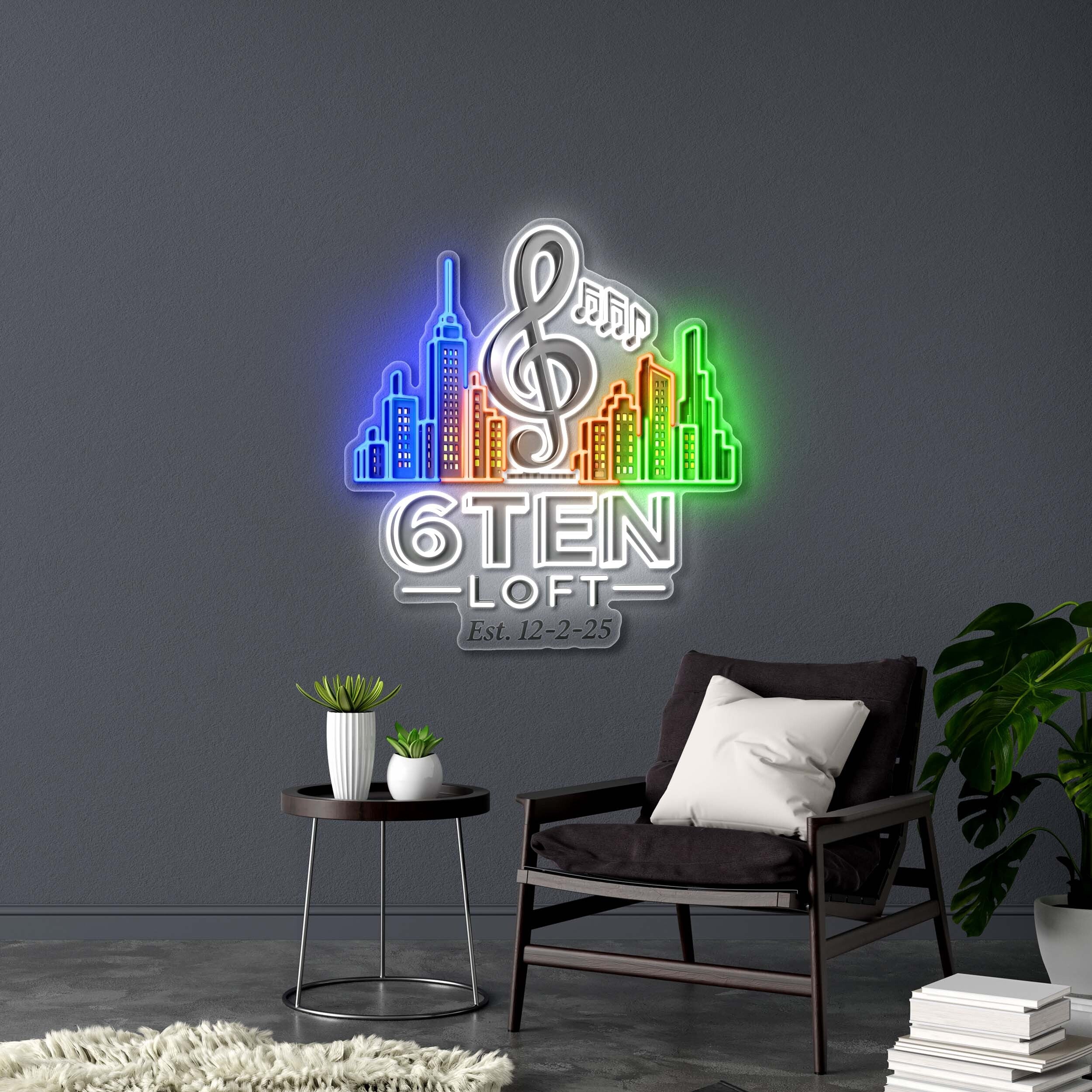6 Ten Loft - Premium Neon Artwork