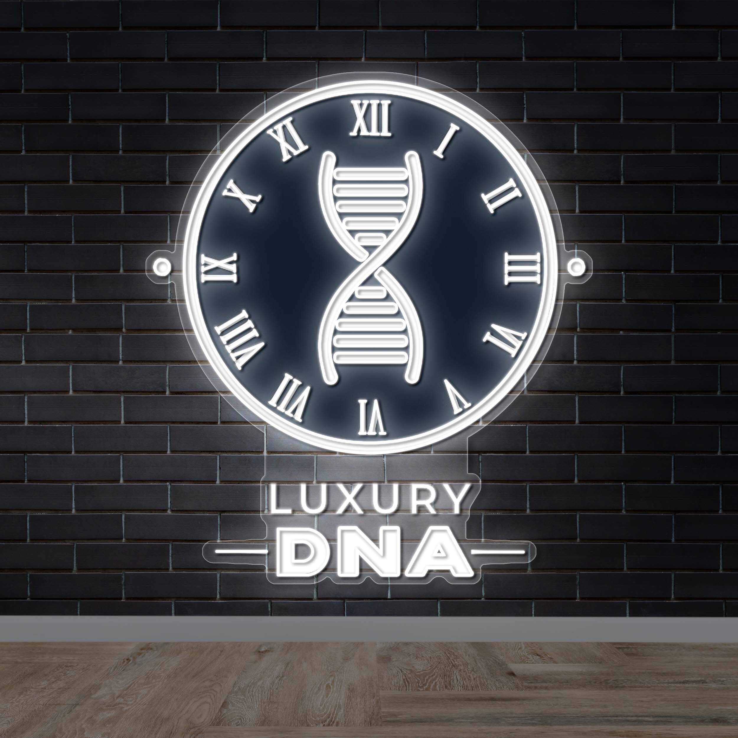 Luxury DNA - Premium Neon Artwork