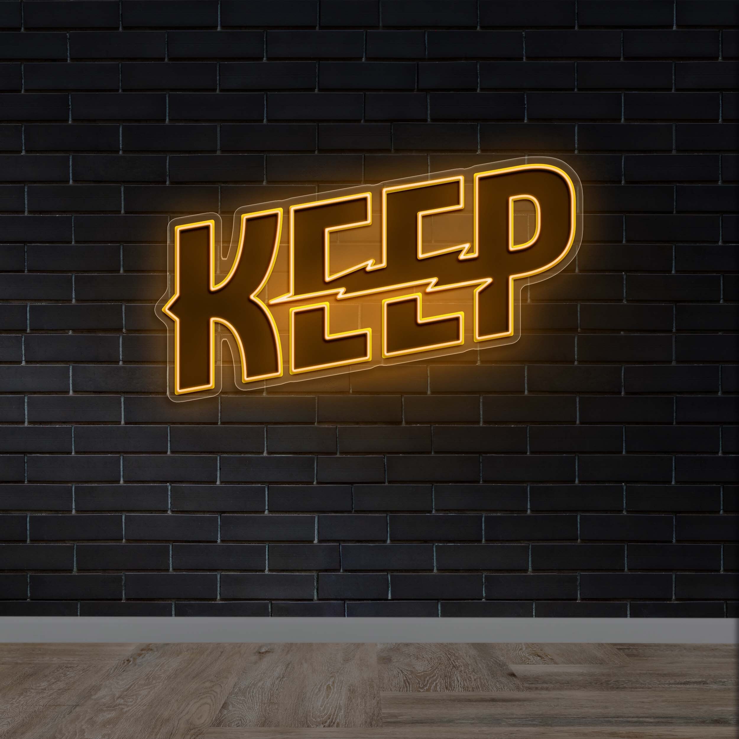 KEEP - Premium Neon Artwork