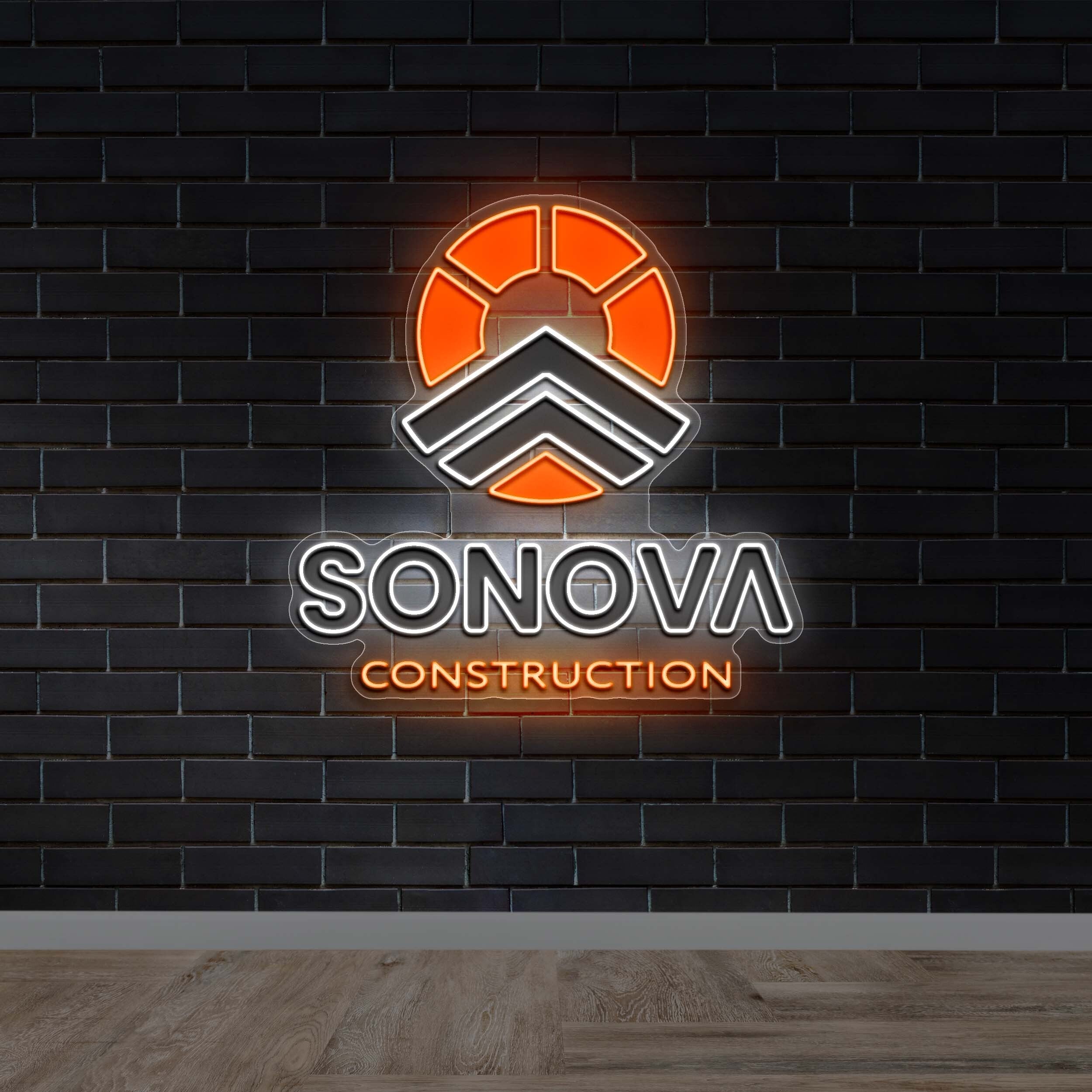 SONOVA CONSTRUCTION - Premium Neon Artwork