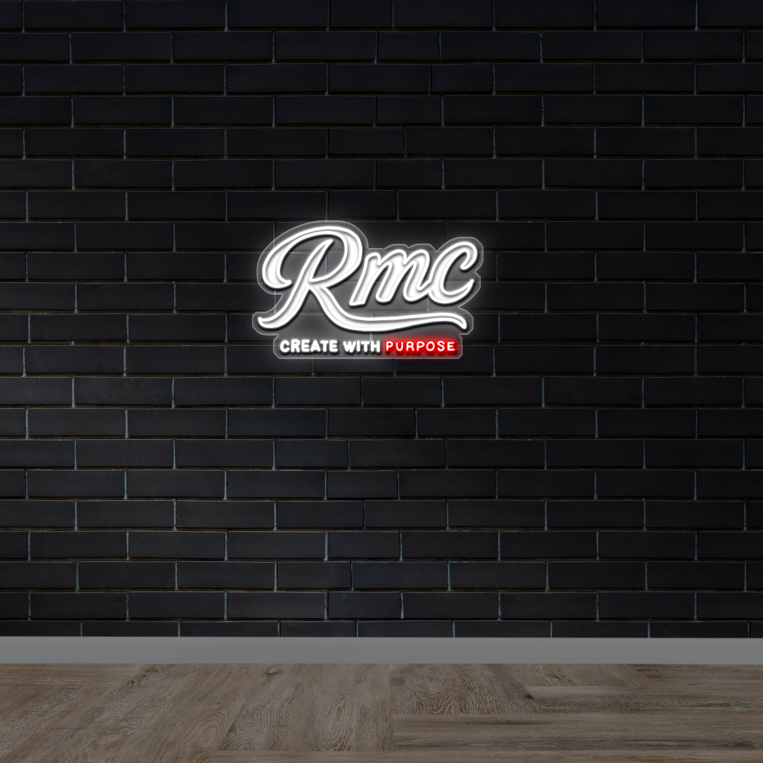 RMC Create With Purpose - Premium Neon Artwork