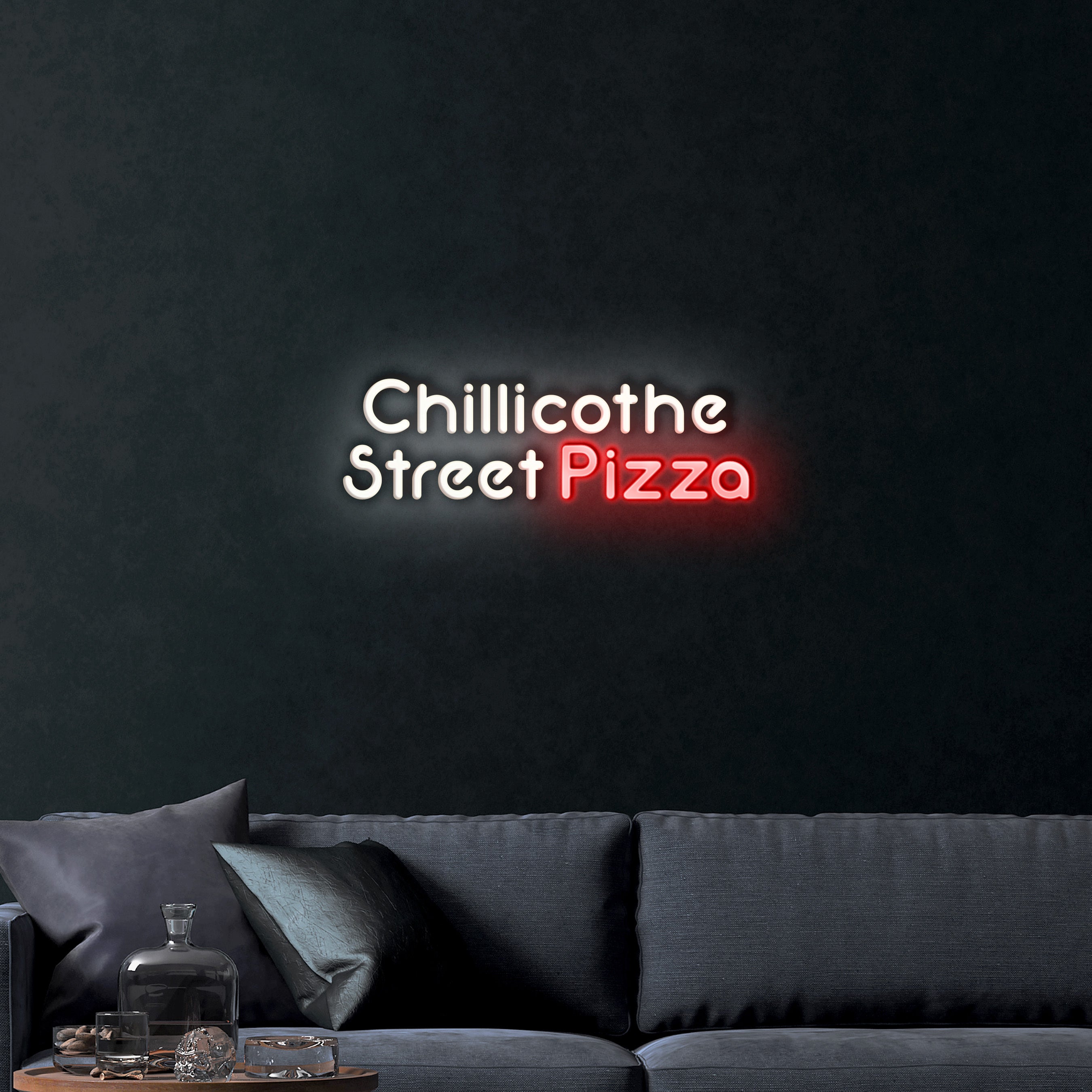 Chillicothe Street Pizza – Premium Neon Artwork